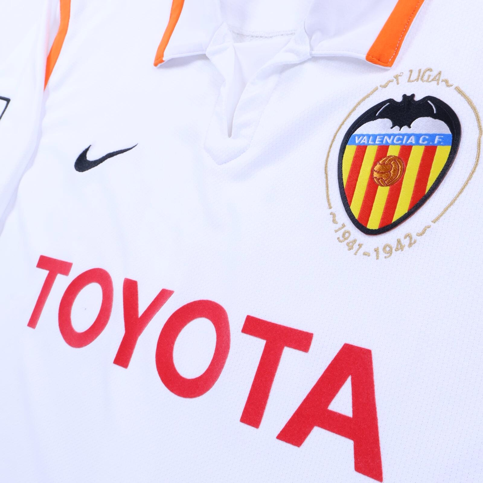 *MINT* Valencia Cf David Villa #7 2007/08 Home Shirt - XL