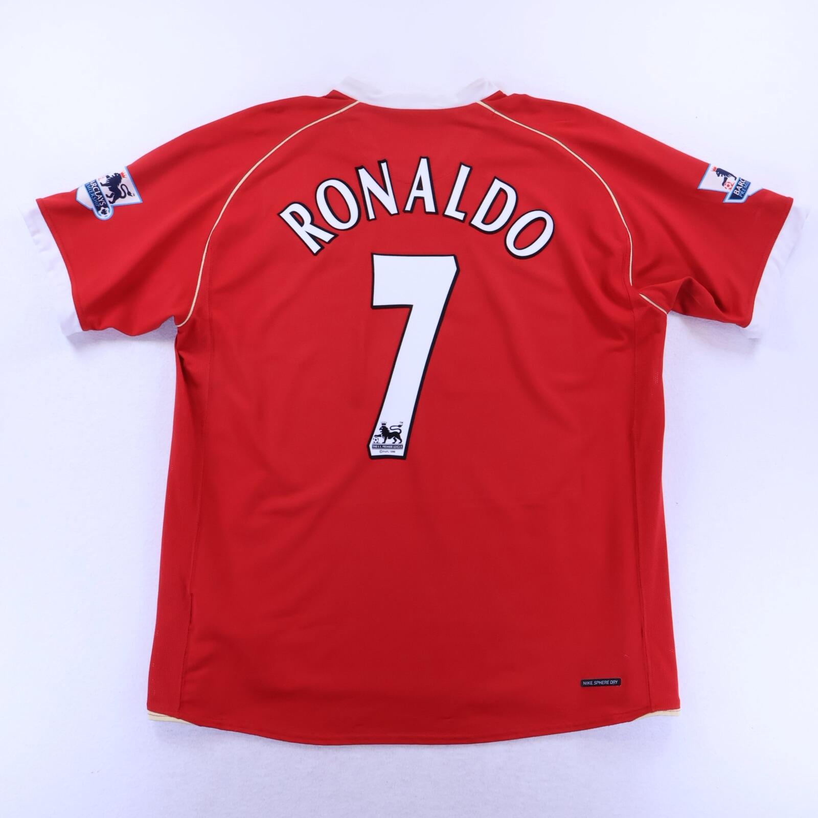 Manchester United Ronaldo #7 2006/07 Home Shirt - XL