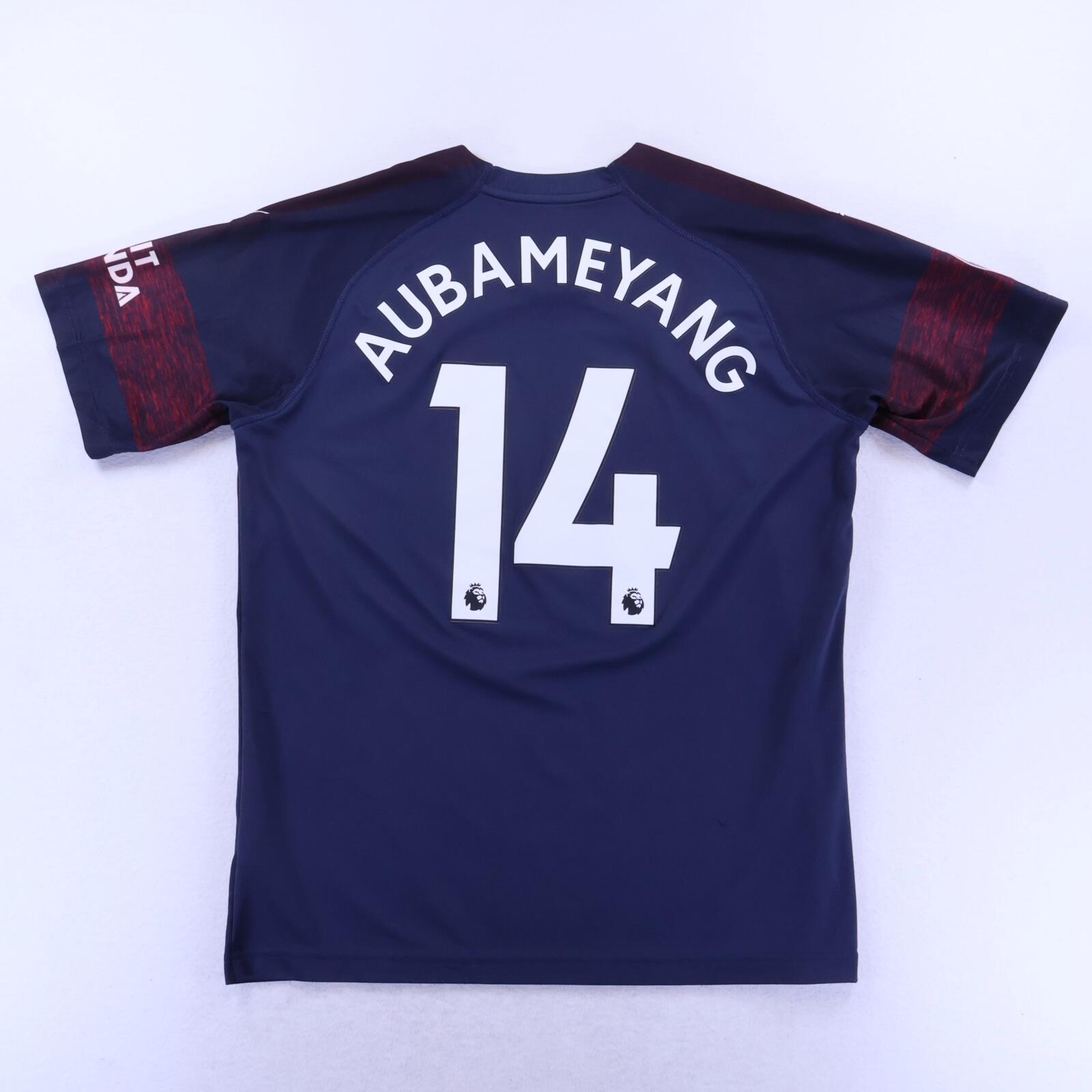 Arsenal Aubameyang #14 2018/19 Away Shirt - L