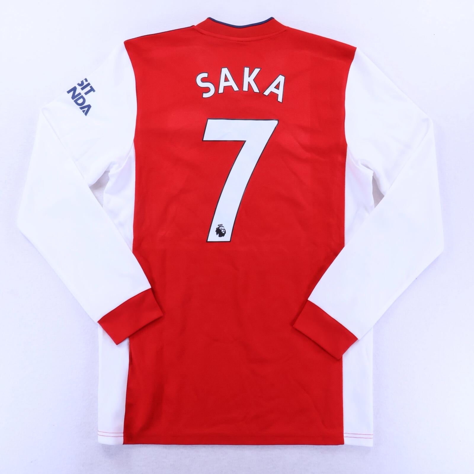*NWT* Arsenal Saka #7 2021/22 Home Shirt - Long Sleeve - M