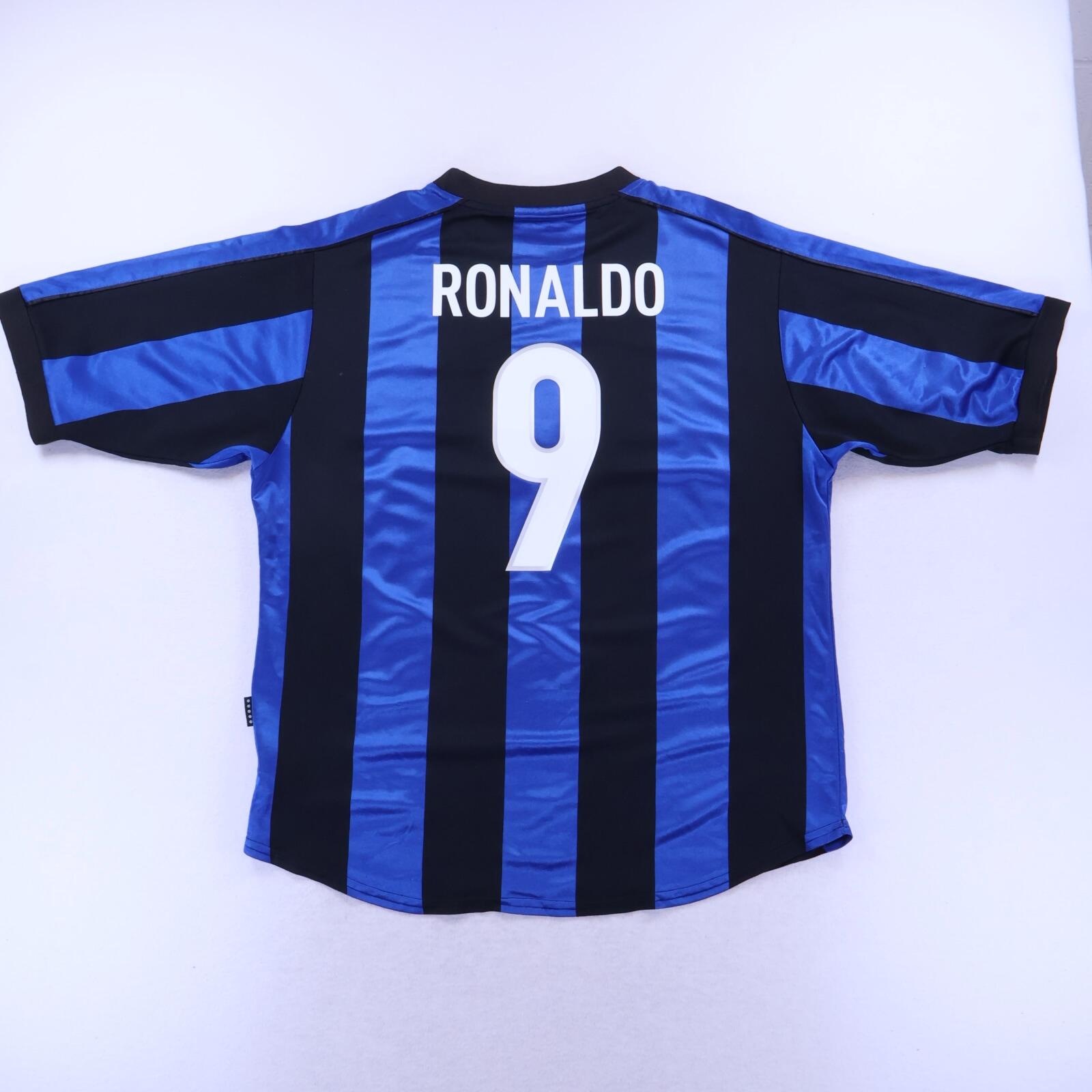 Inter Milan Ronaldo #9 1999/00 Home Shirt - XL