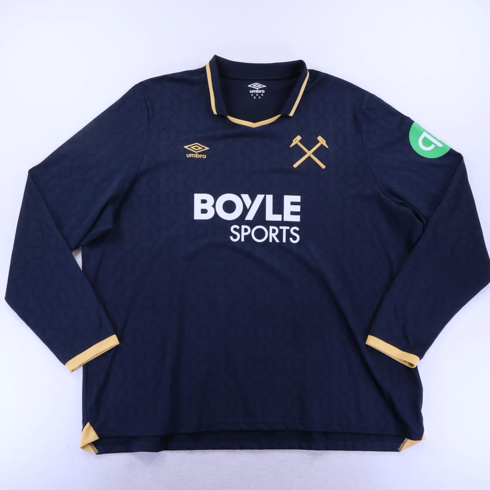 West Ham United 2025/26 Home Shirt - Long Sleeve - 4XL