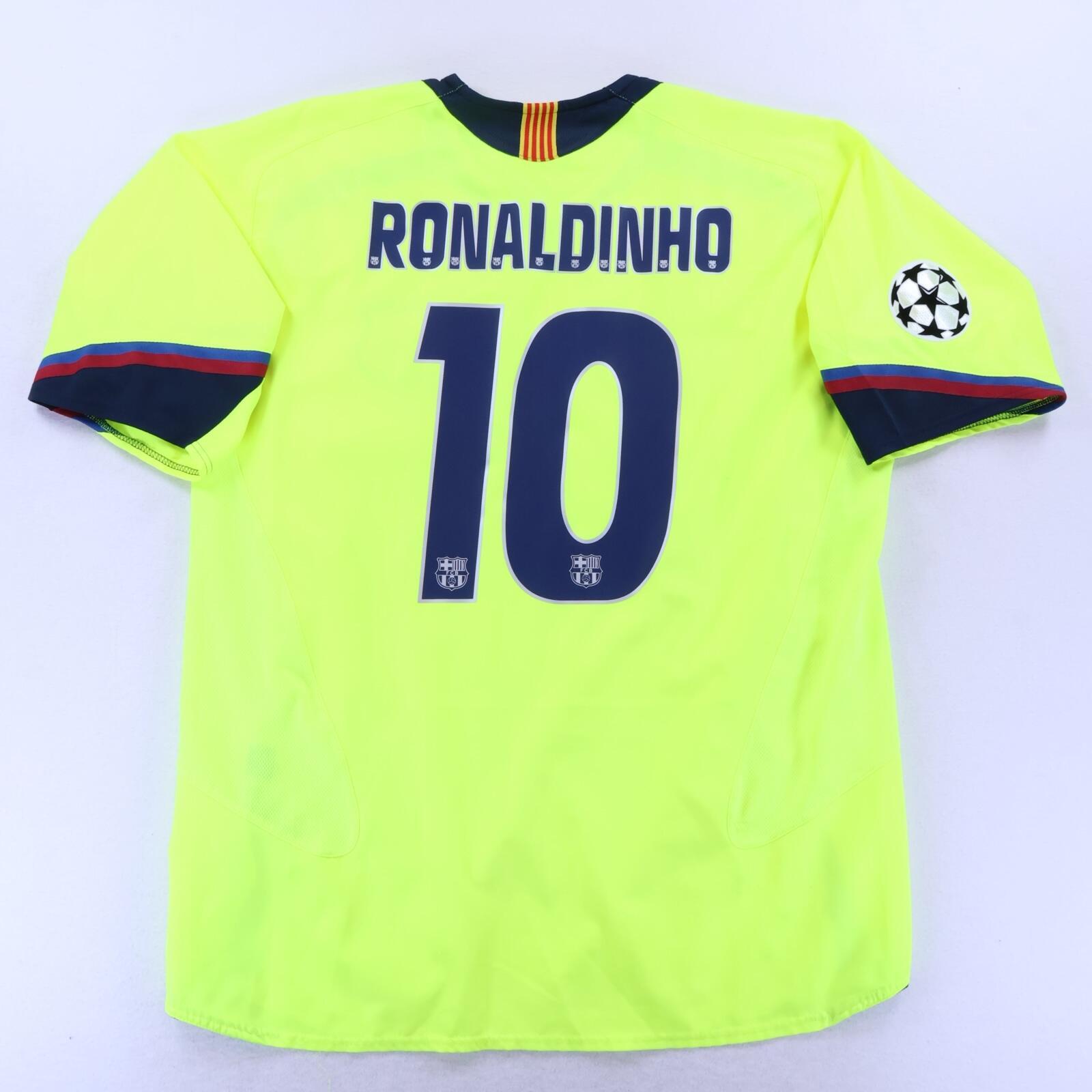 Barcelona Ronaldinho #10 2005/06 Away Shirt - XL