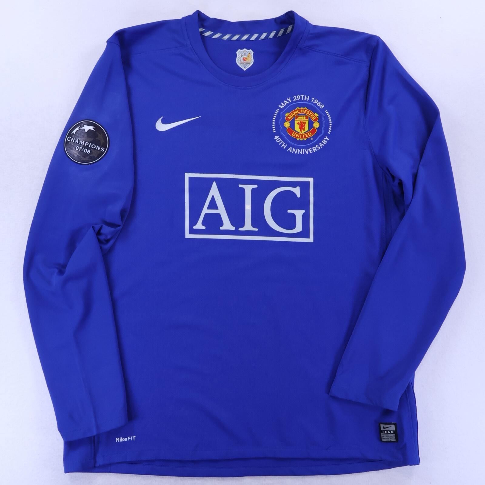 Manchester United Ronaldo #7 2008/09 Third Shirt - Long Sleeve - L