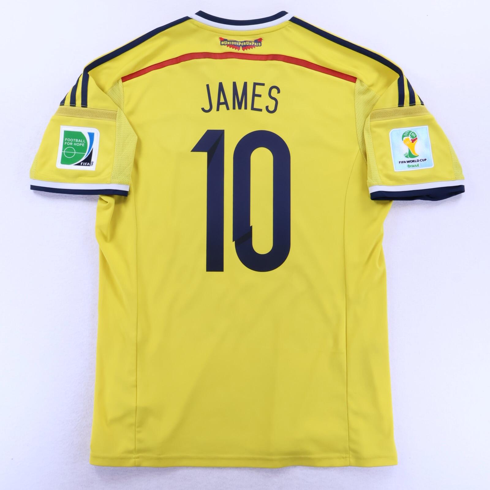 Colombia James #10 2014/15 Home Shirt - L