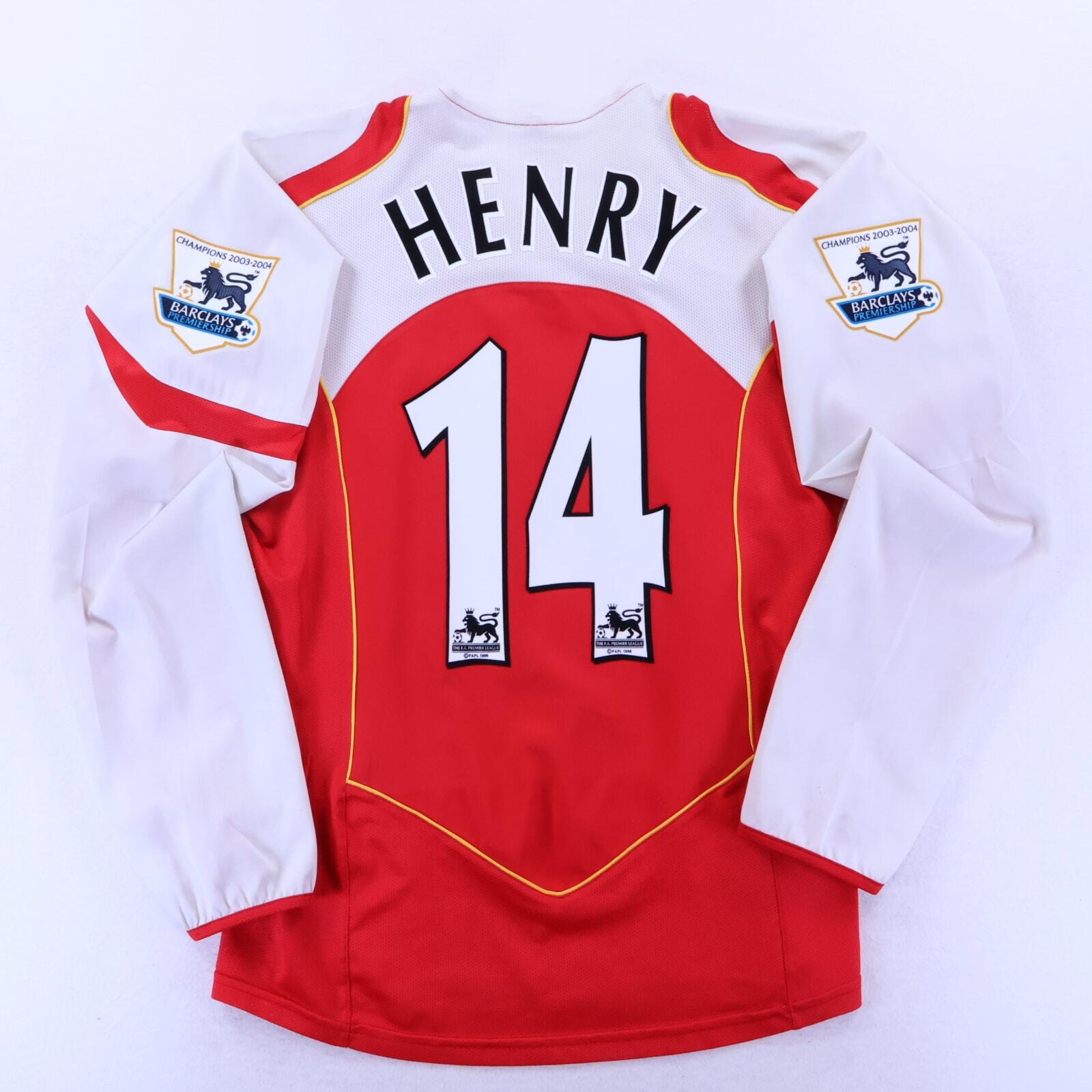 Arsenal Henry #14 2004/05 Home Shirt - Long Sleeve - M