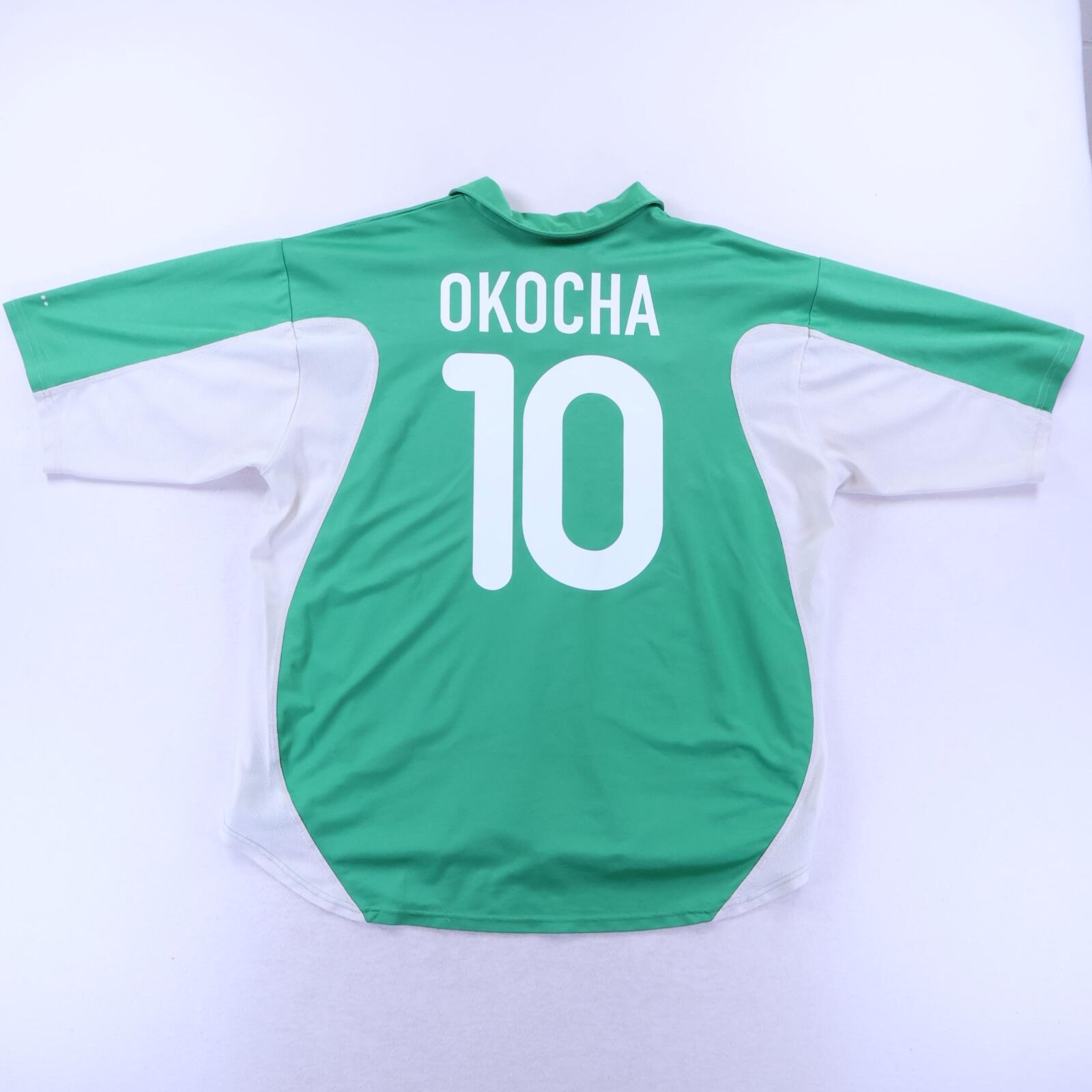 Nigeria Okocha #10 2000/01 Home Shirt - XL