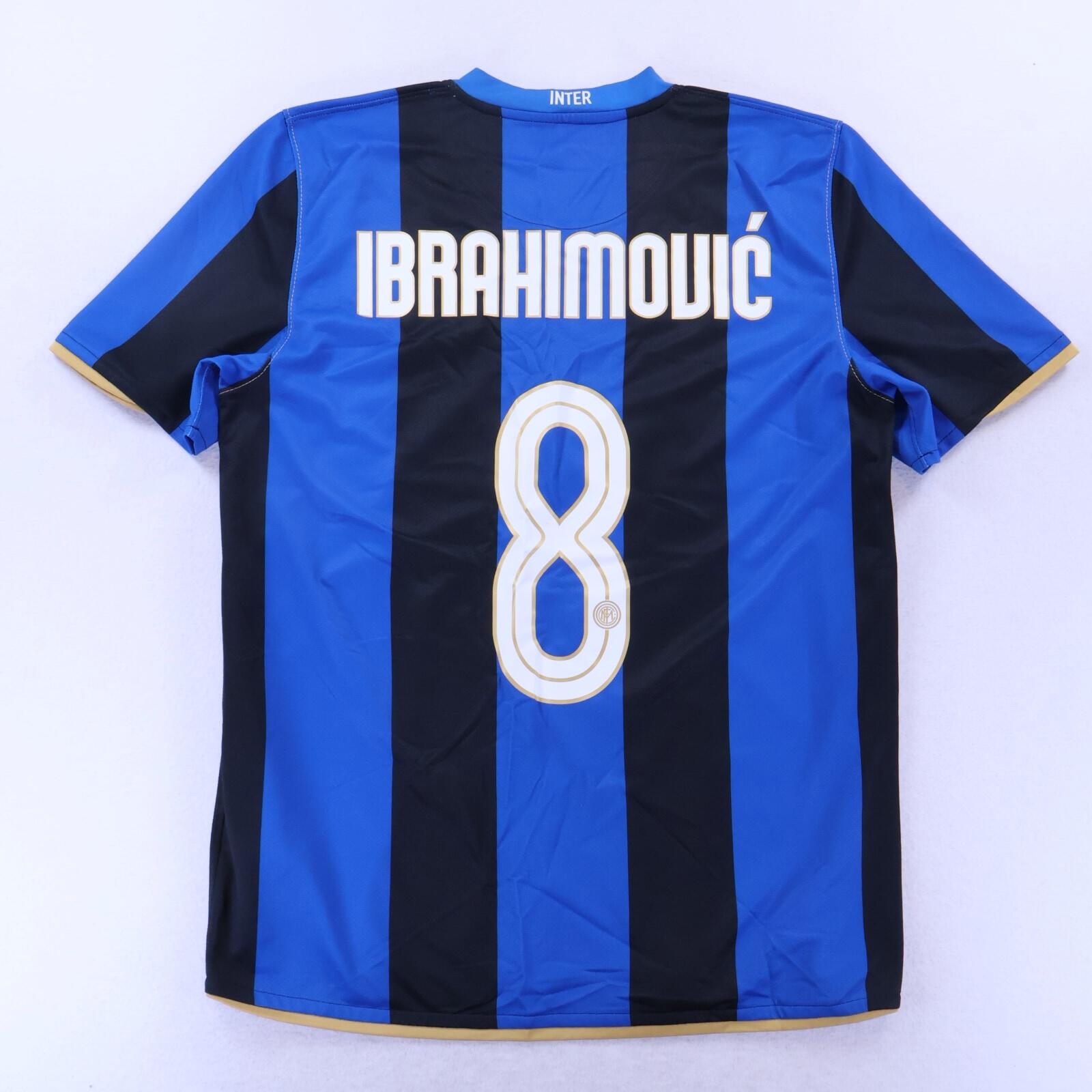 Inter Milan Ibrahimović #9 2008/09 Home Shirt - M