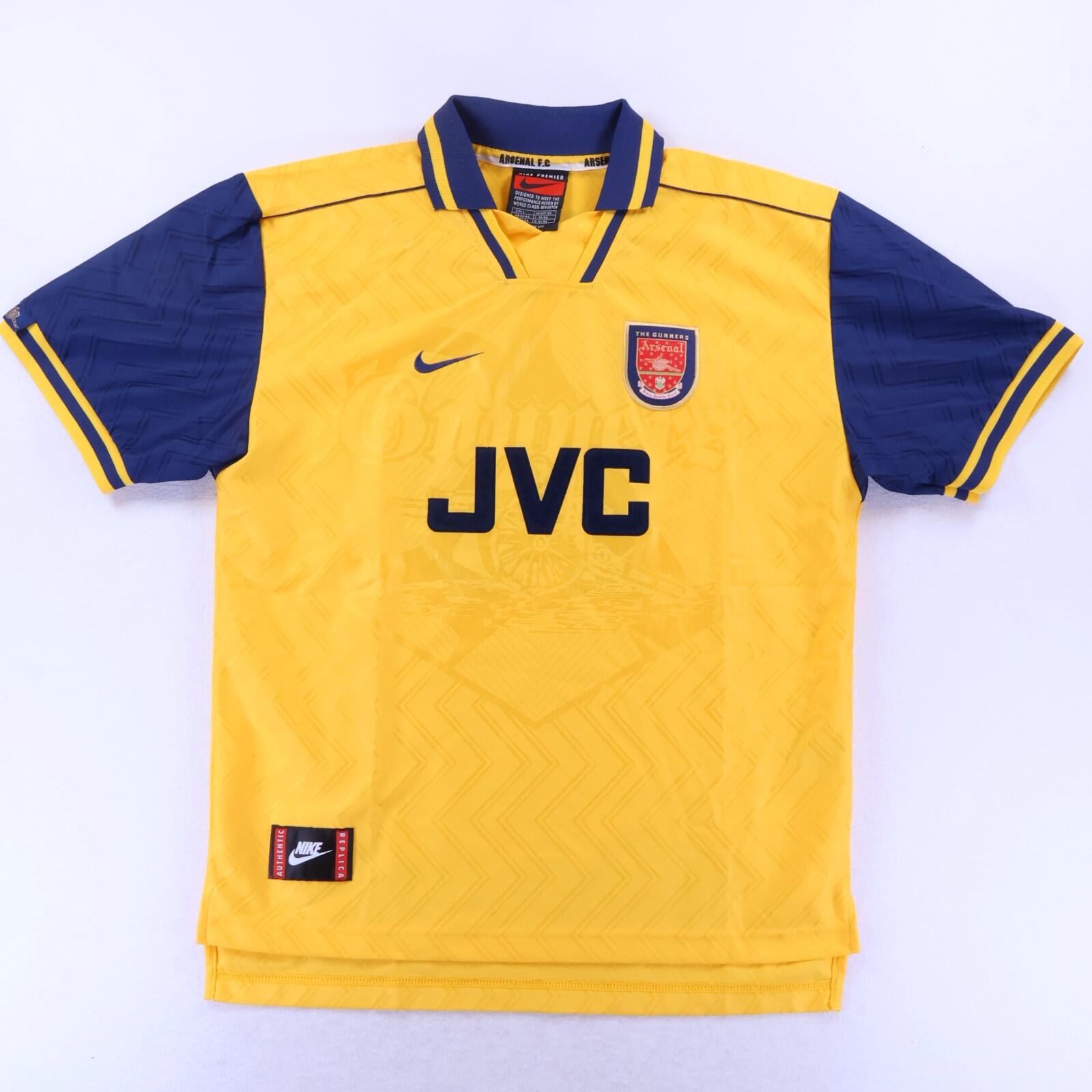 Arsenal Bergkamp #10 1996/97 Away Shirt - L