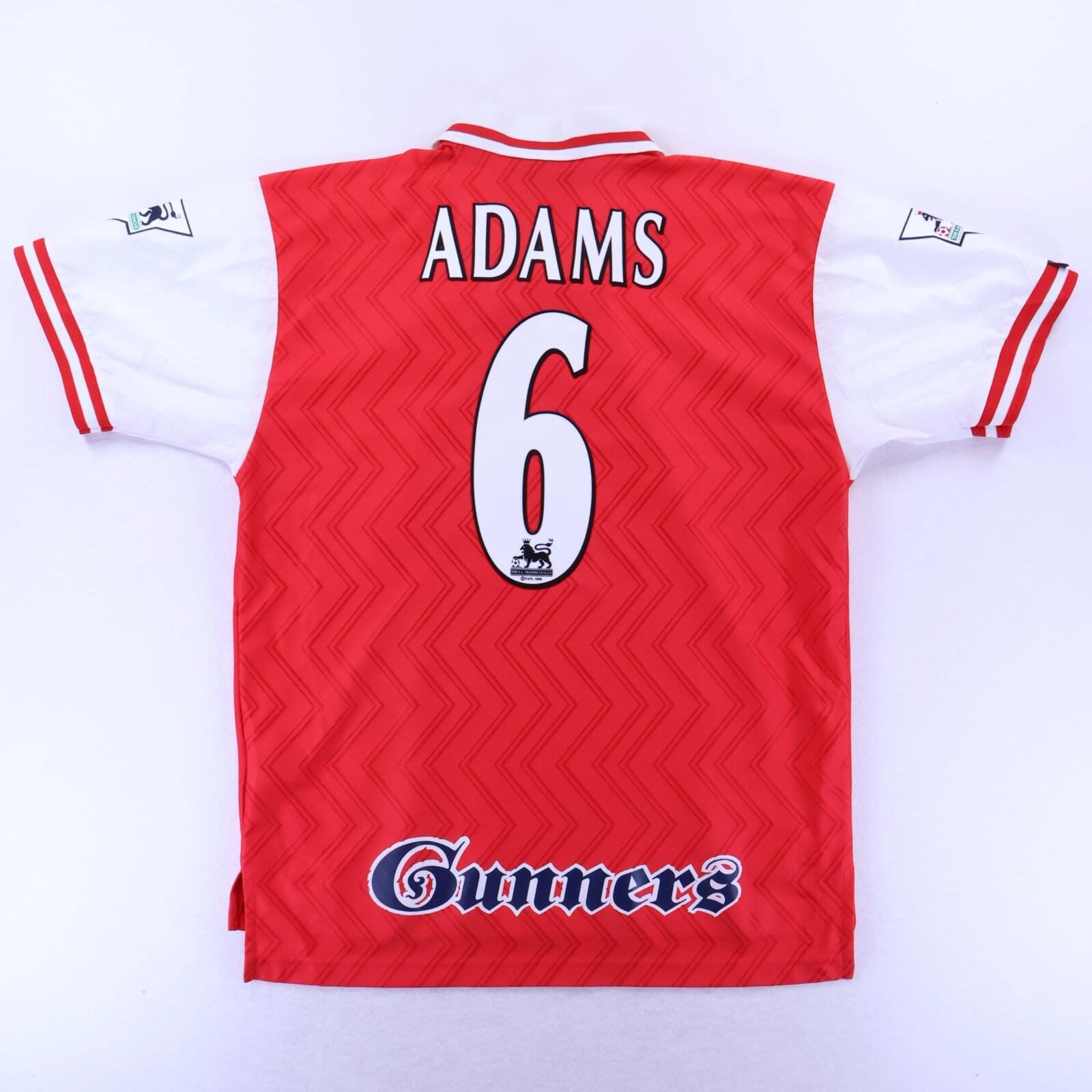 Arsenal Adams #6 1996/97 Home Shirt - L