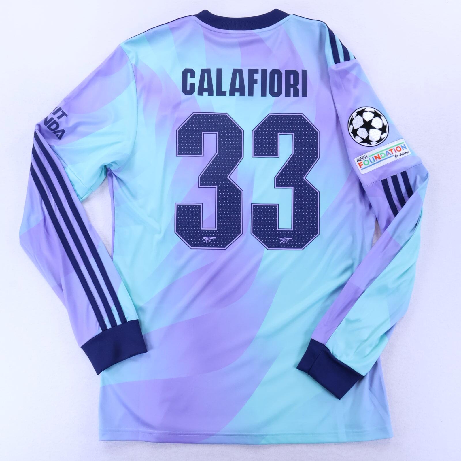 *NWT* Arsenal Calafiori #33 2024/25 Third Shirt - Long Sleeve - M