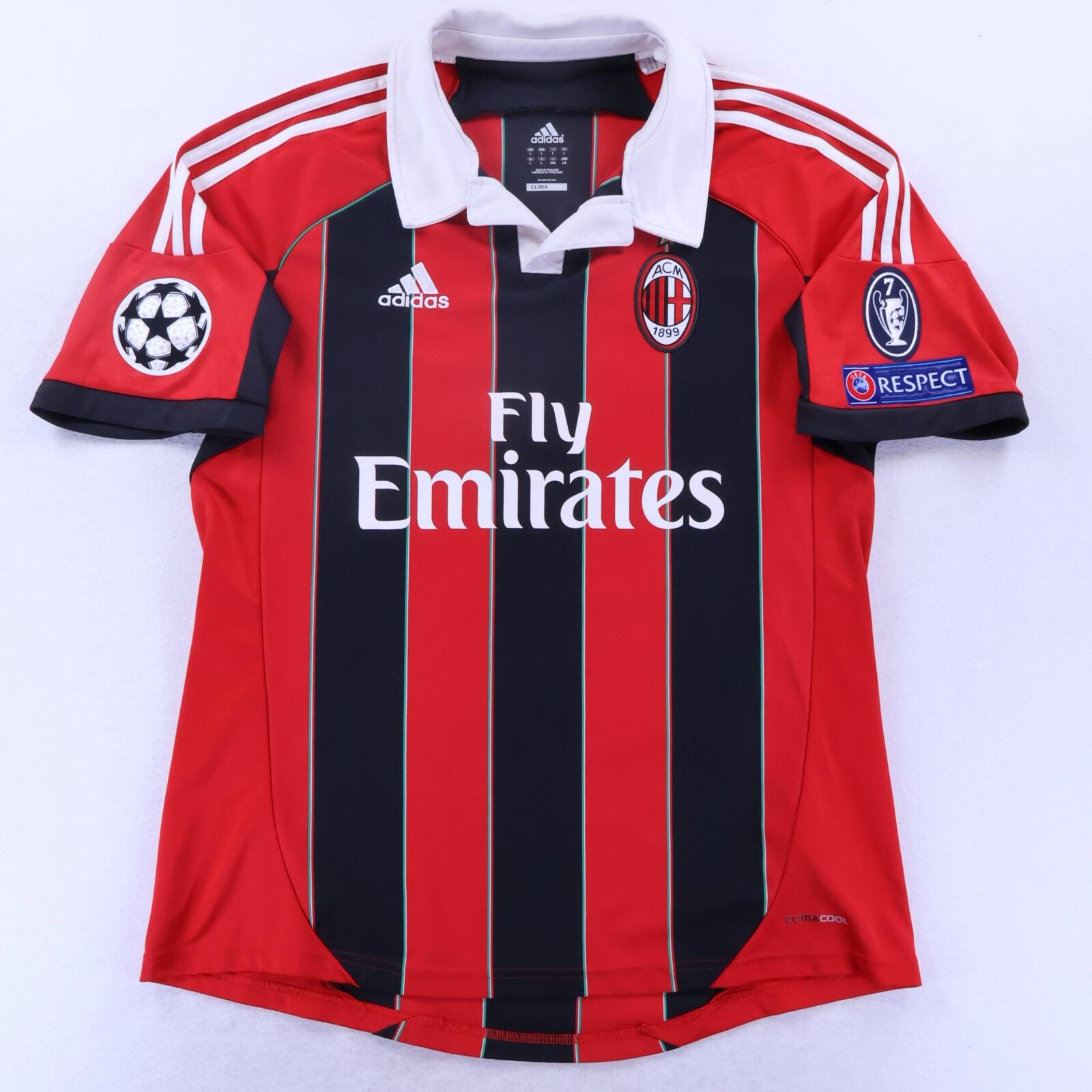 Ac Milan El Shaarawy #92 2012/13 Home Shirt - L