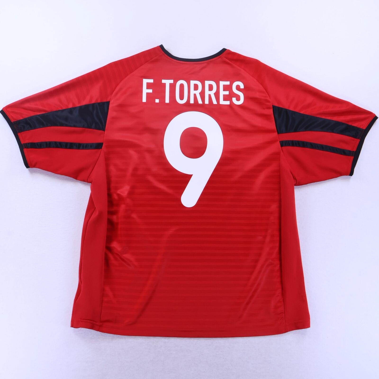 Atlético De Madrid F. Torres #9 2001/02 Away Shirt - XL