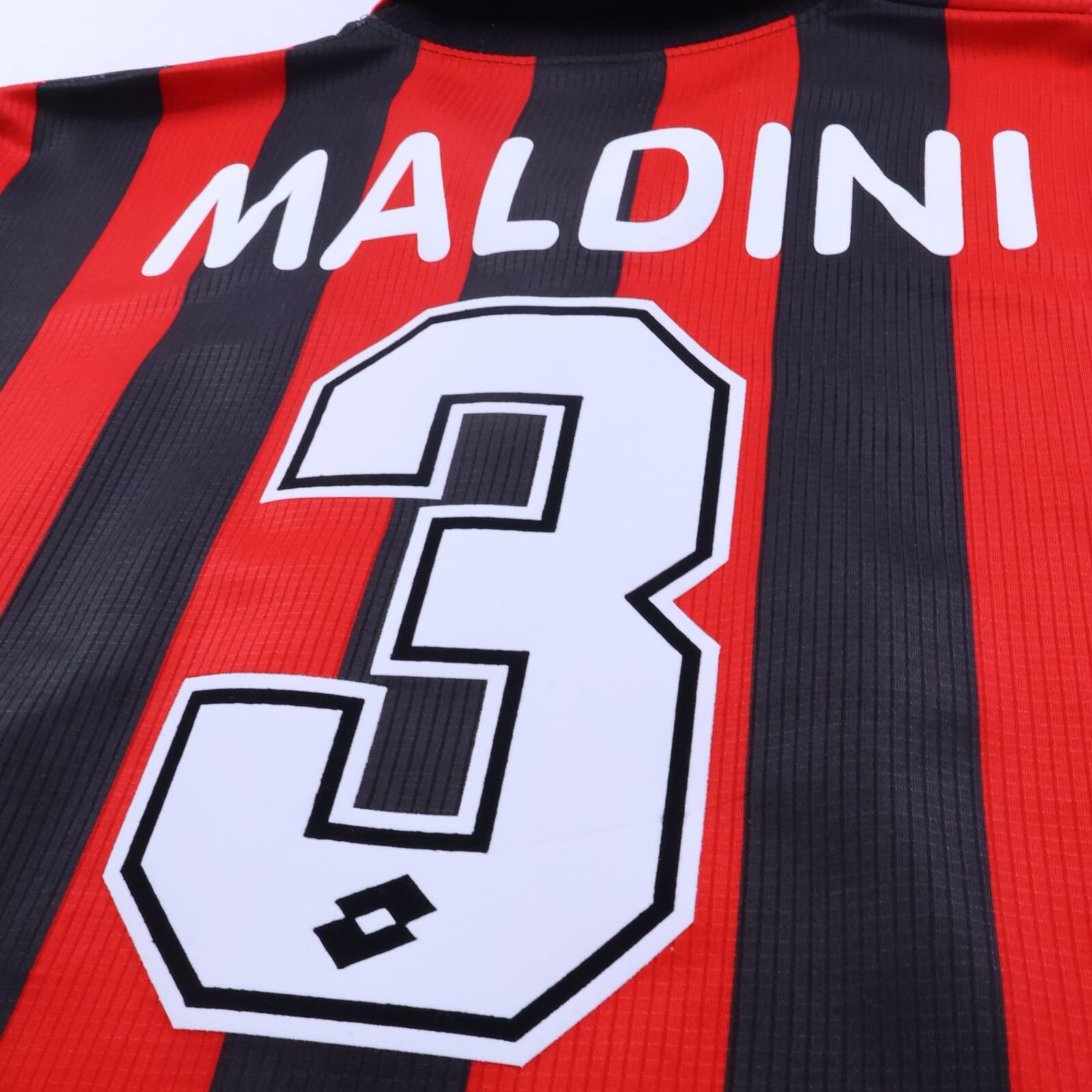 Ac Milan Maldini #3 1997/98 Home Shirt - XL