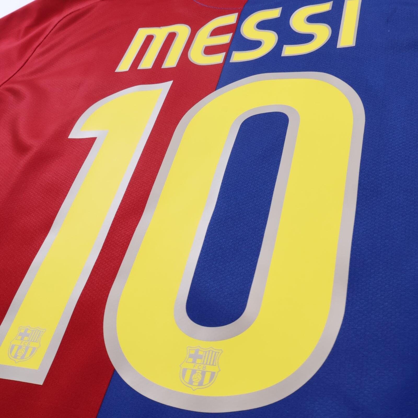 Barcelona Messi #10 2008/09 Home Shirt - M