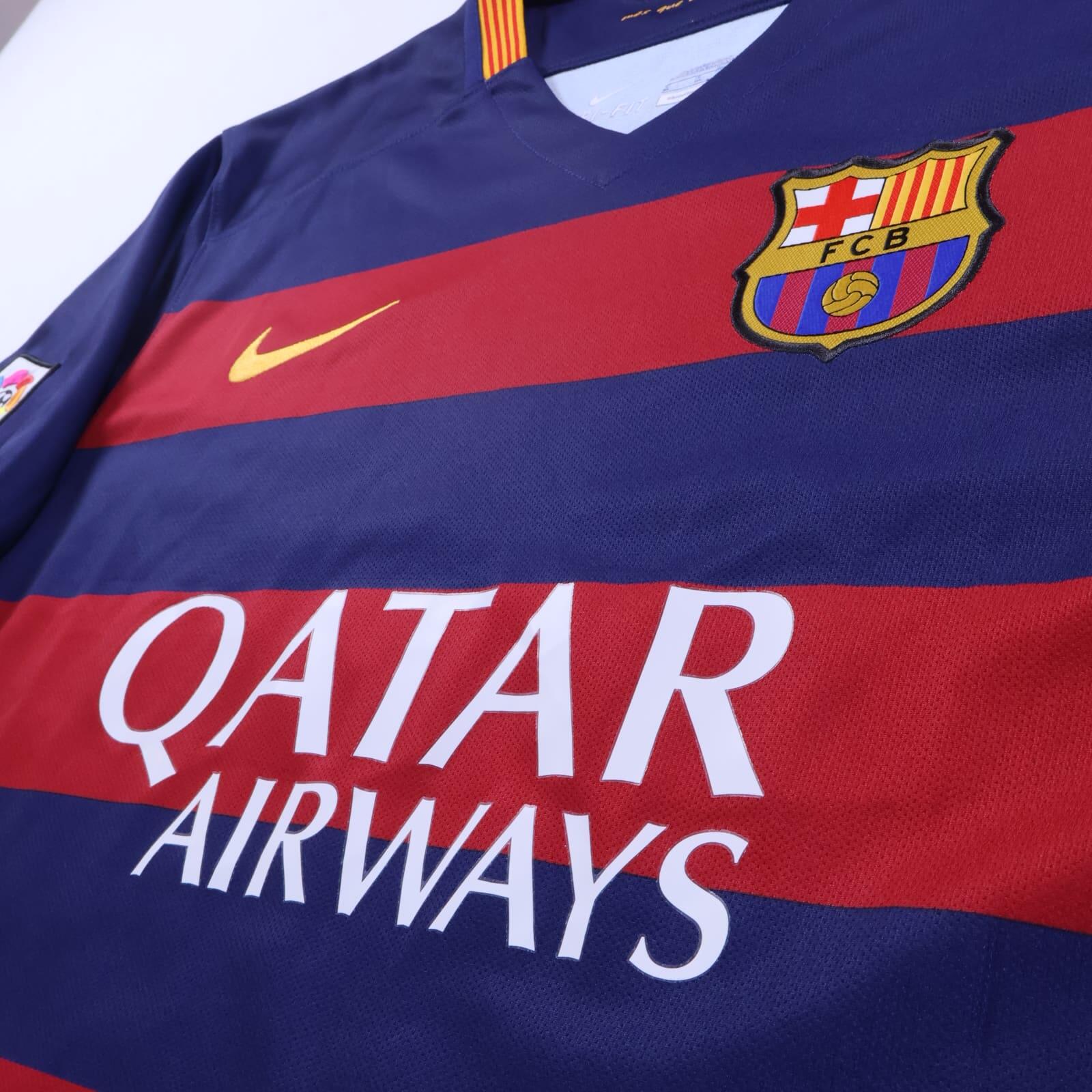 Barcelona Messi #10 2015/16 Home Shirt - M