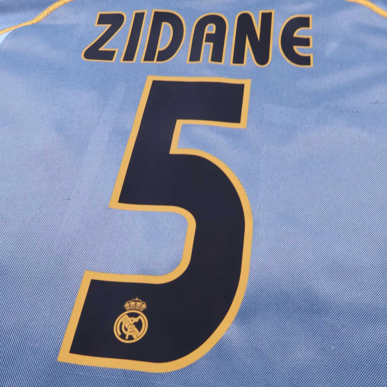 Real Madrid Zidane #5 2003/04 Third Shirt - XL