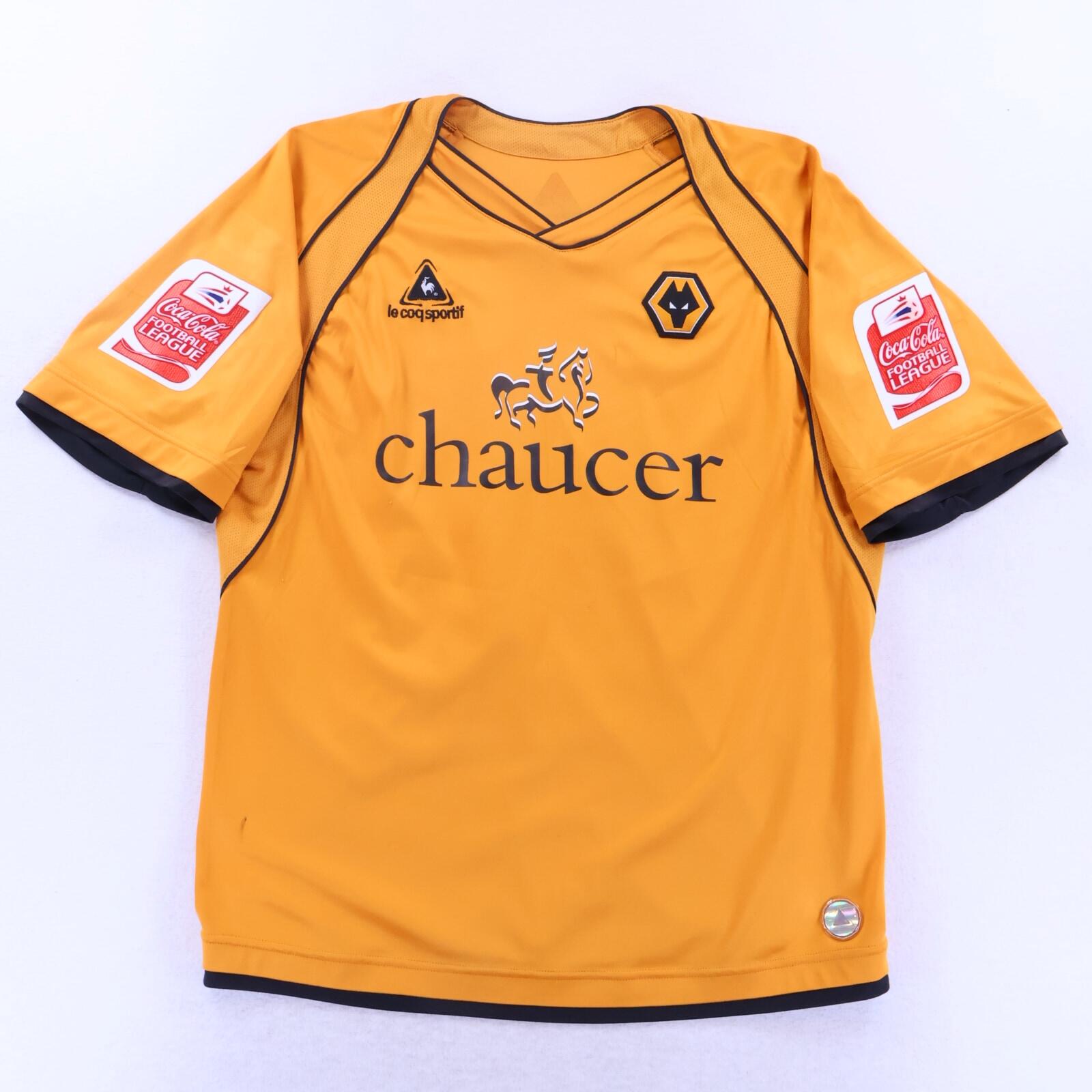 Wolverhampton Wanderers F.C Olofinjana #4 2006/08 Home Shirt - L