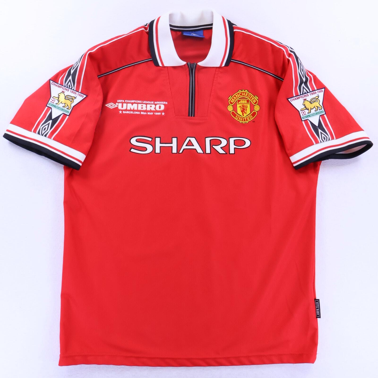 *MINT* Manchester United Solskjaer #20 1998/99 Home Shirt - XL