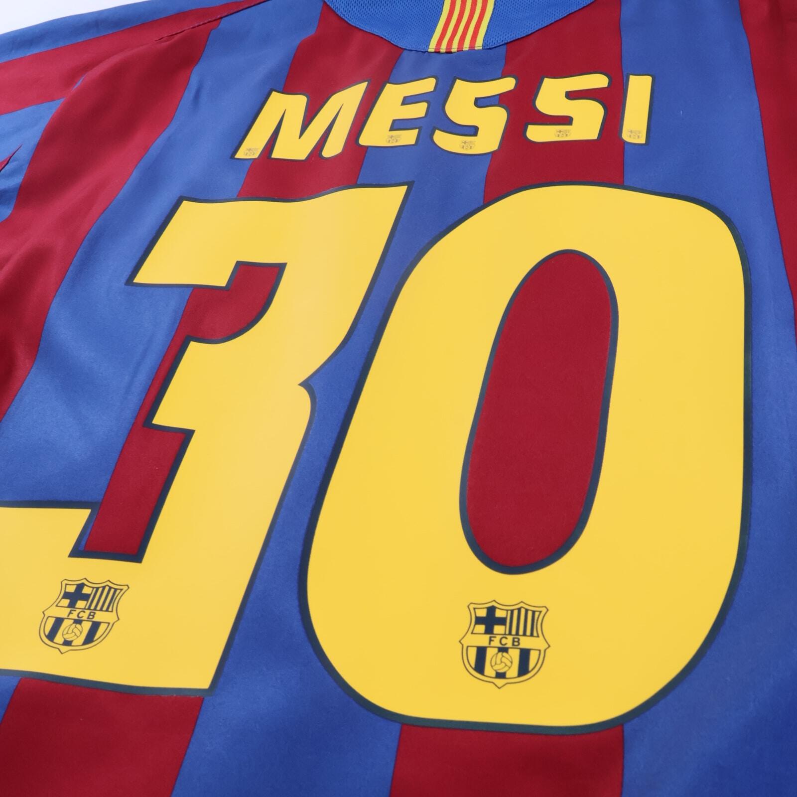 Barcelona Messi #30 2005/06 Home Shirt - L