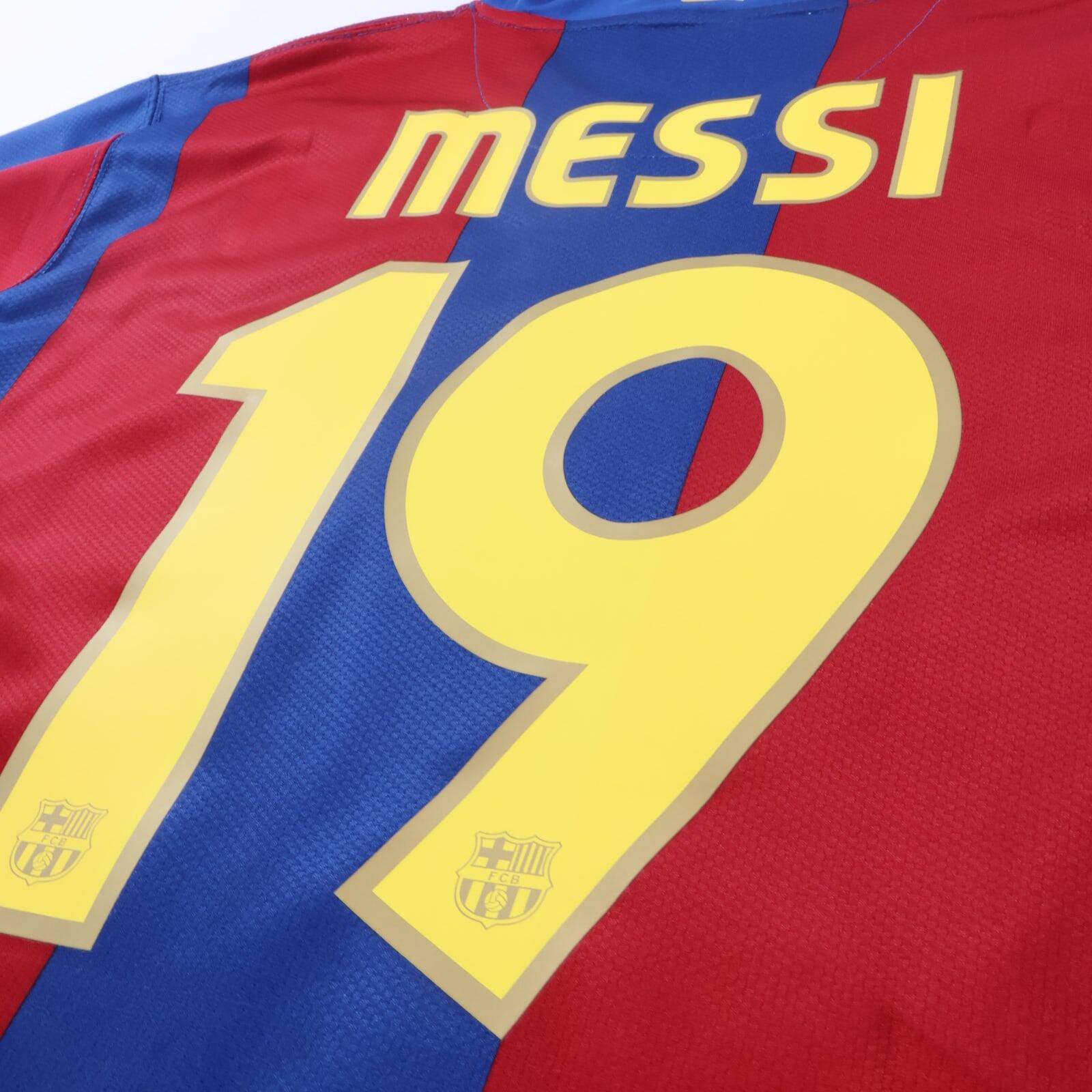 Barcelona Messi #10 2007/08 Home Shirt - L