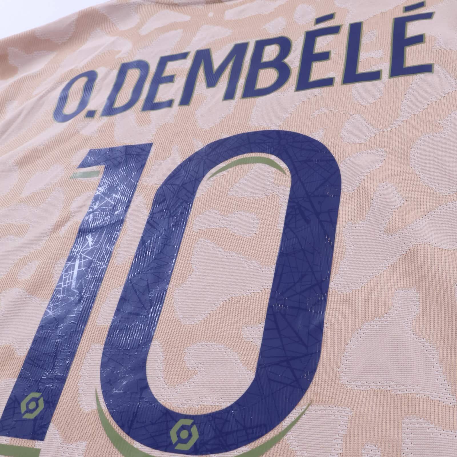 *MINT* Paris Saint-Germain F.C O. Dembele #10 2023/24 Fourth Shirt - M