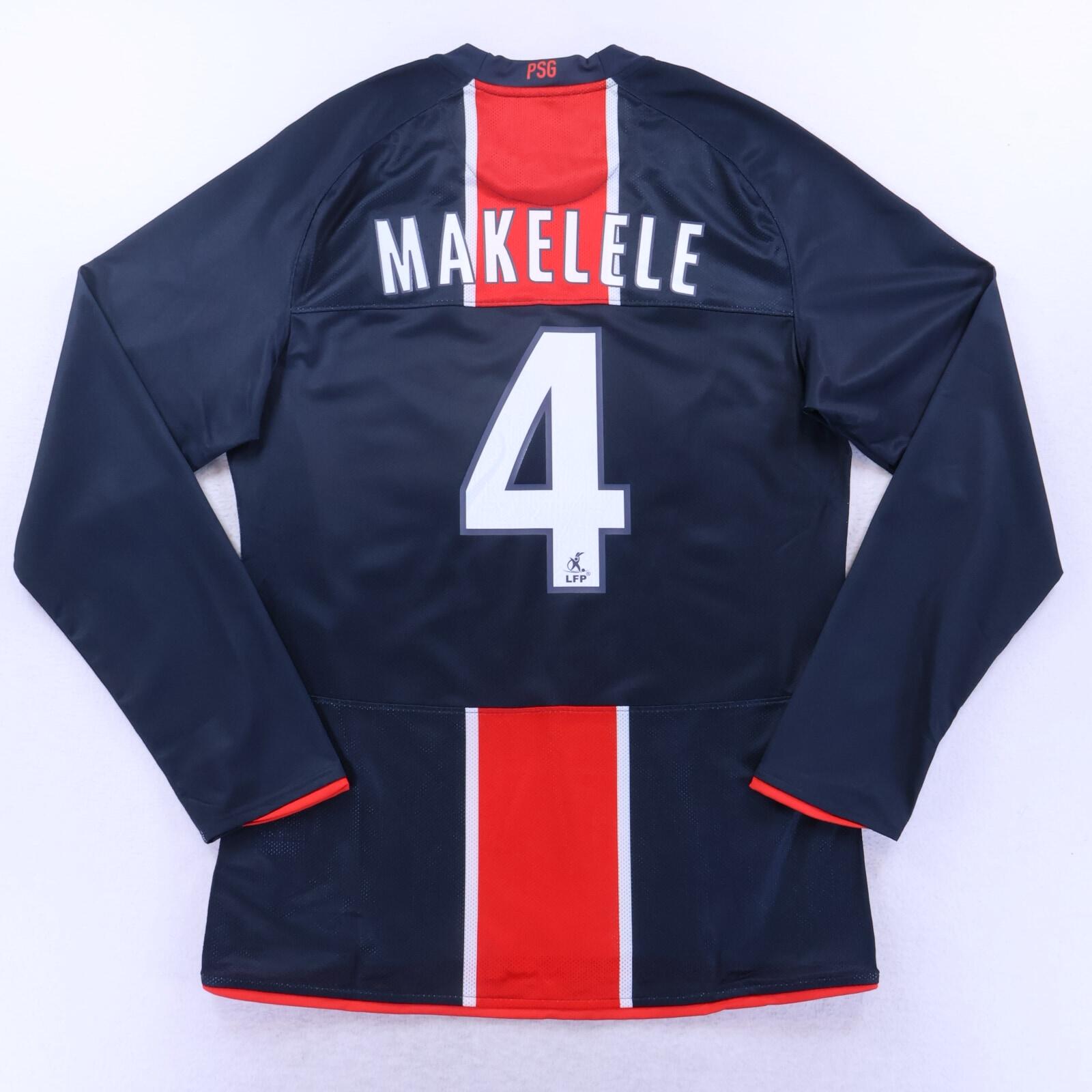 Paris Saint-Germain F.C Makelele #4 2007/08 Home Shirt - Player Issue - M