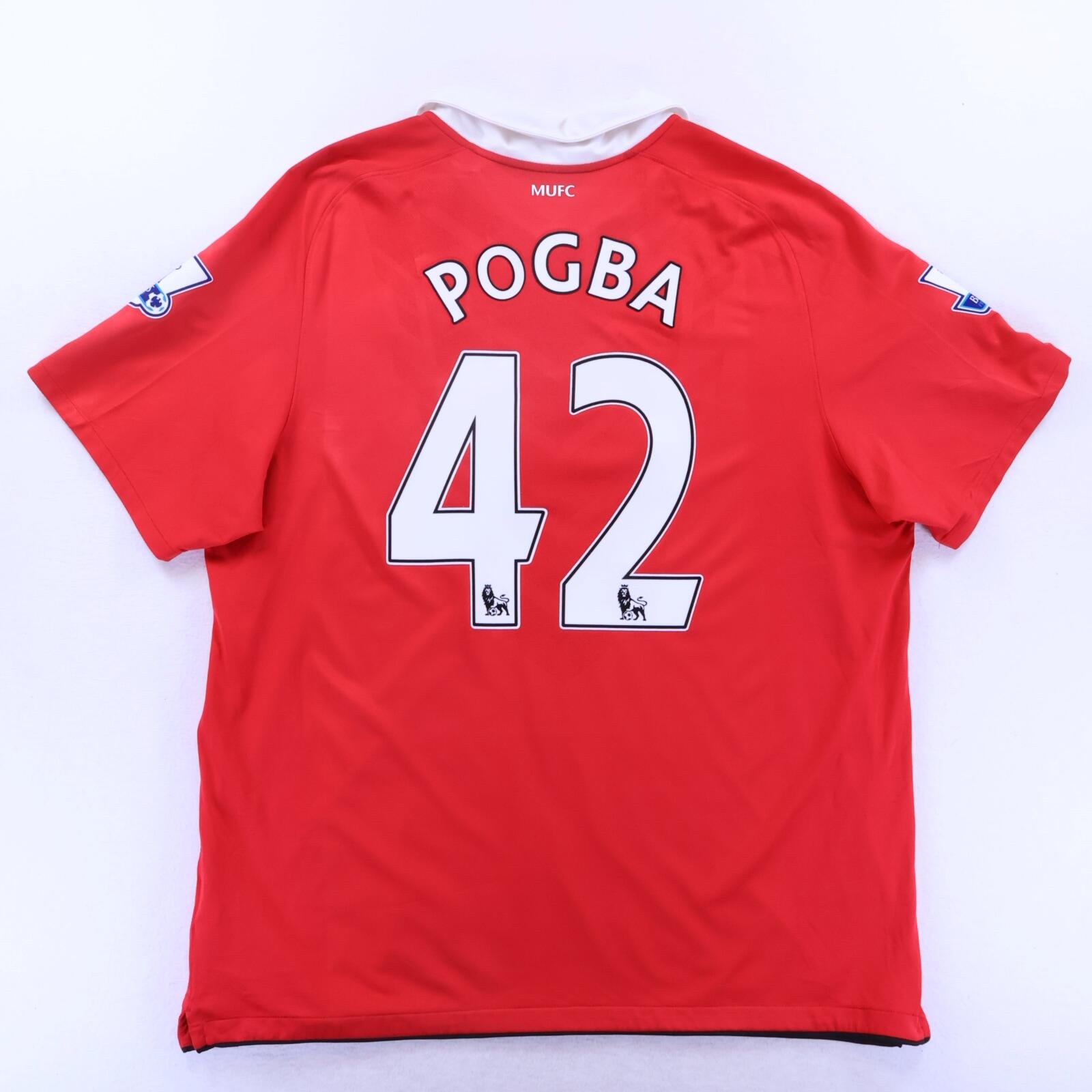 Manchester United Pogba #42 2010/11 Home Shirt - 2XL
