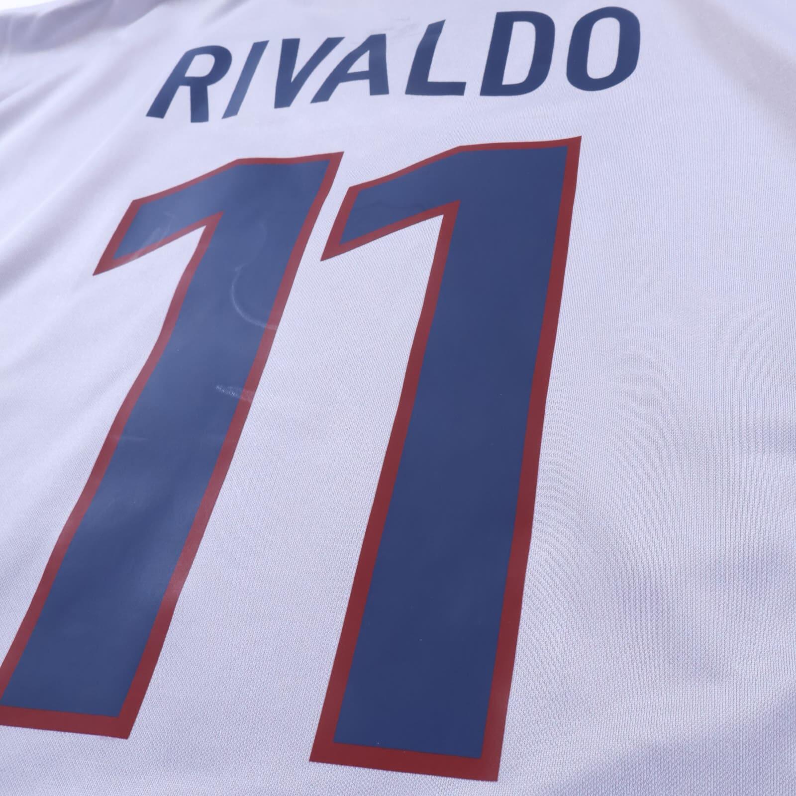 Barcelona Rivaldo #11 1998/01 Away Shirt - L