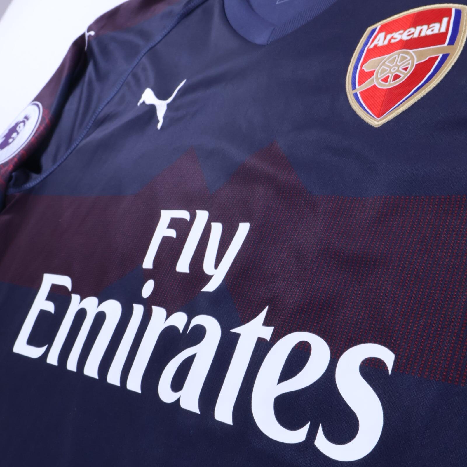 Arsenal Iwobi #17 2018/19 Away Shirt - Long Sleeve - M