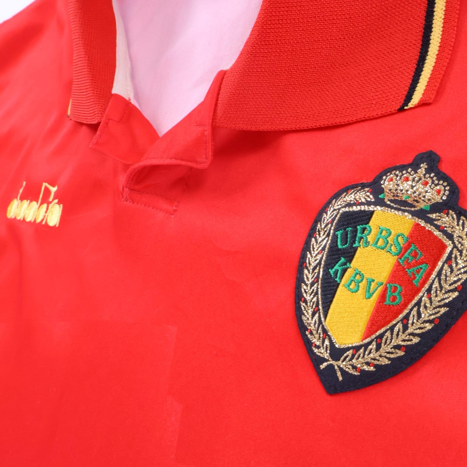 Belgium 1992/94 Home Shirt - Long Sleeve - XL
