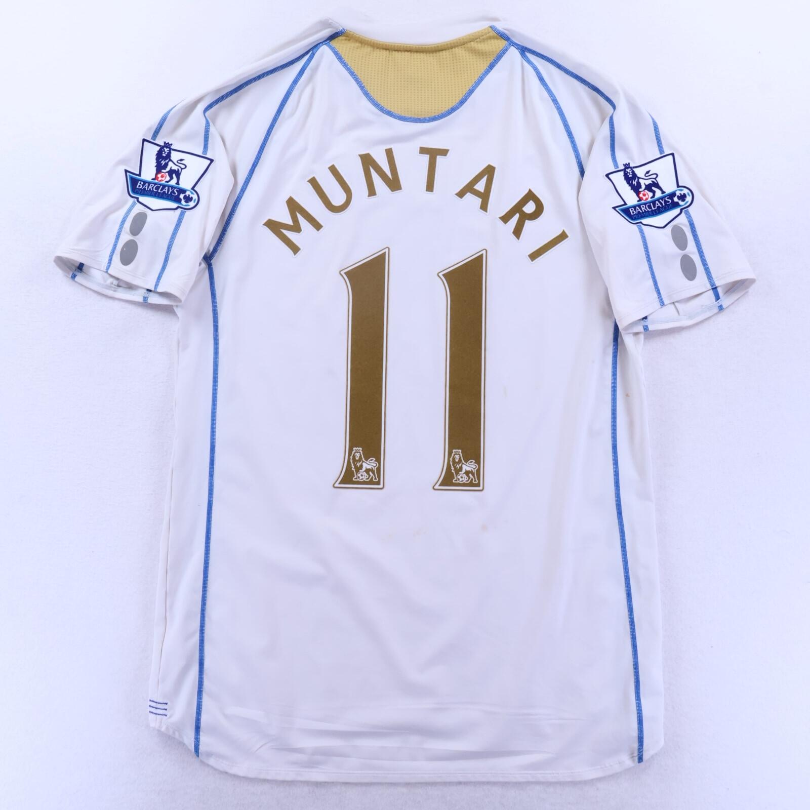 Portsmouth F.C Muntari #11 2007/08 Away Shirt - L