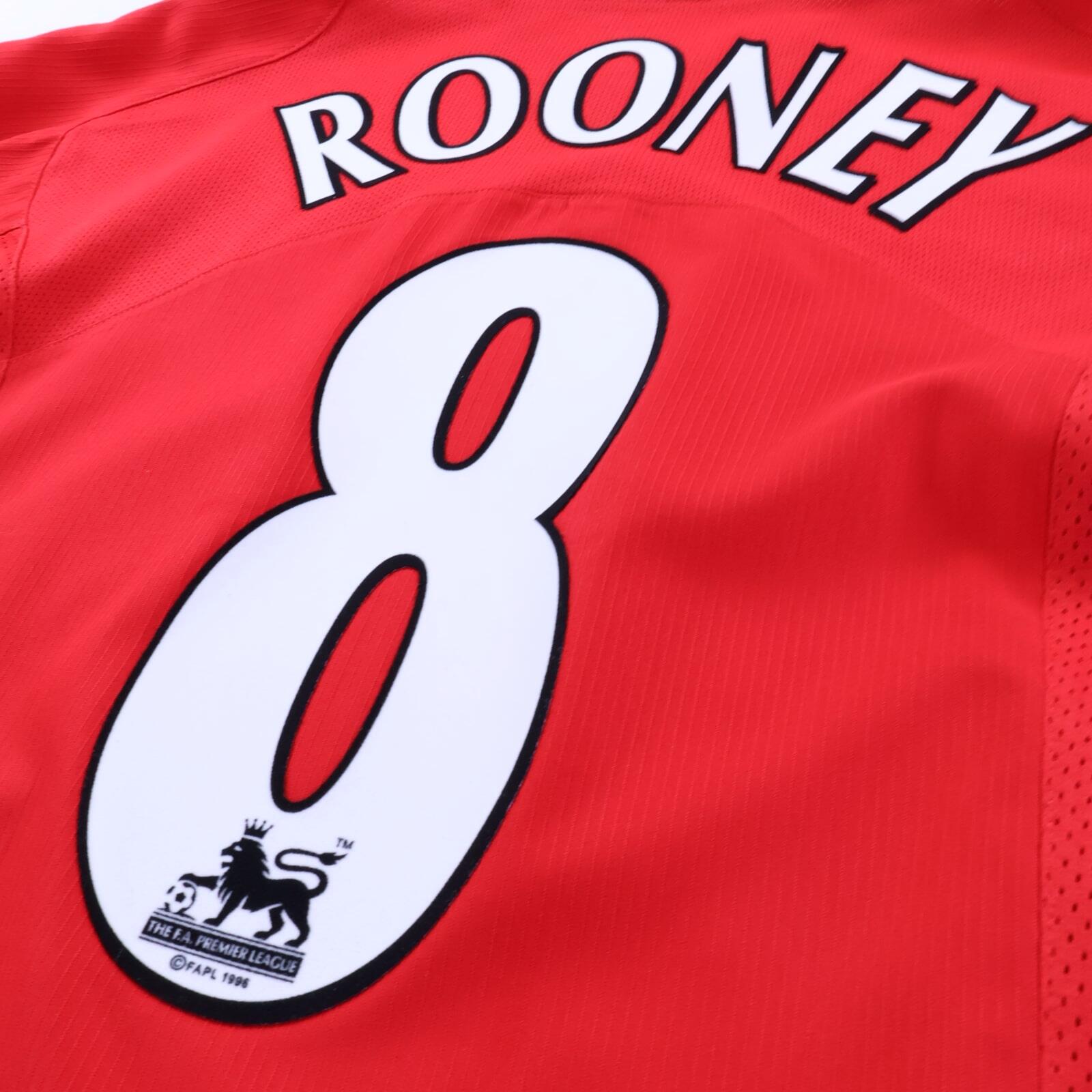 Manchester United Rooney #8 2004/06 Home Shirt - M