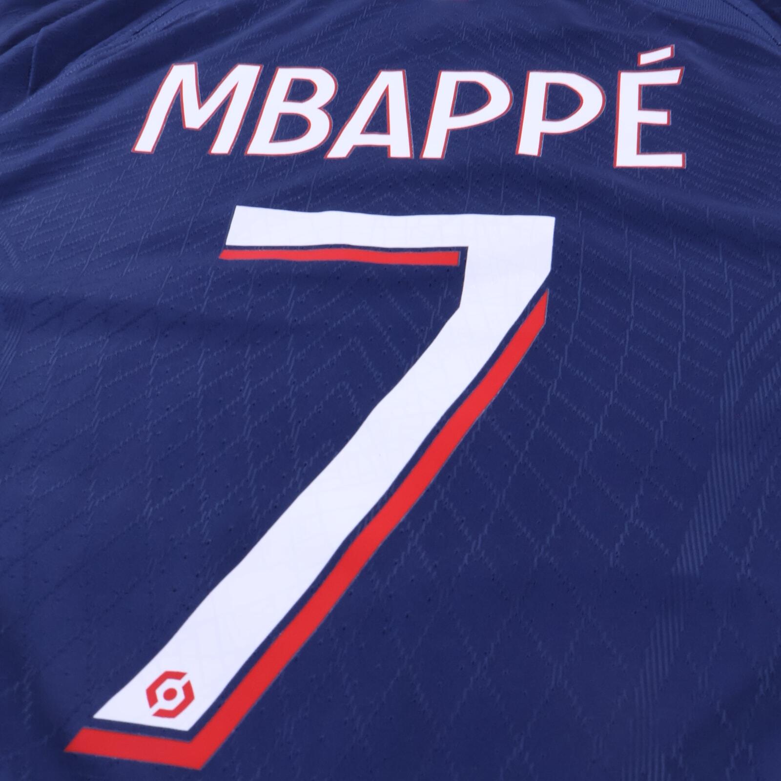 Paris Saint-Germain F.C Mbappé #7 2023/24 Home Shirt - Player Issue - M