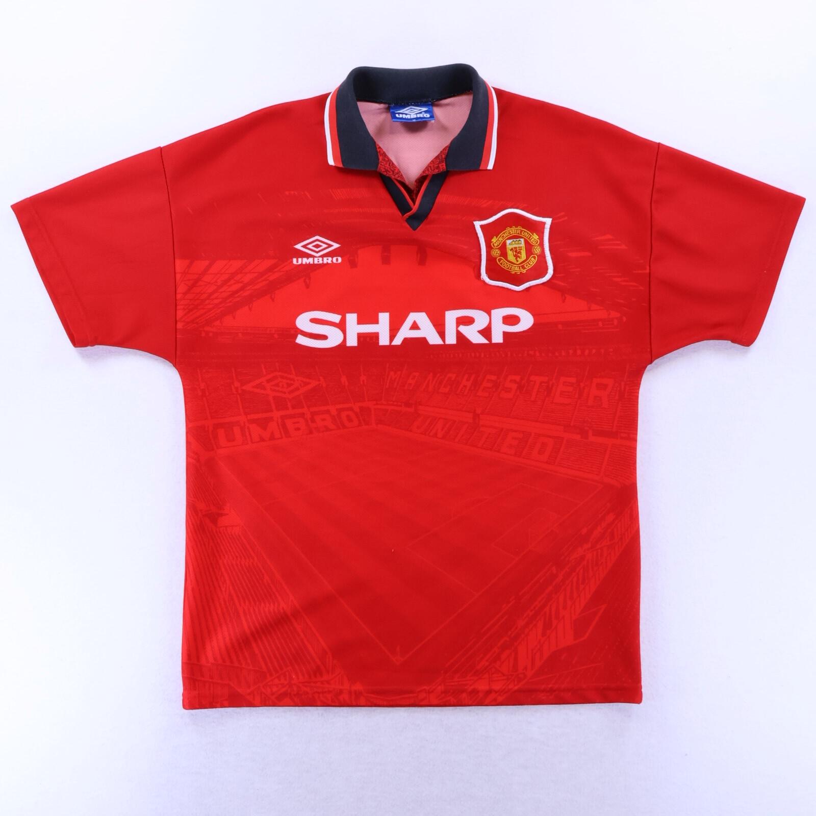 Manchester United Cantona #7 1994/96 Home Shirt - M