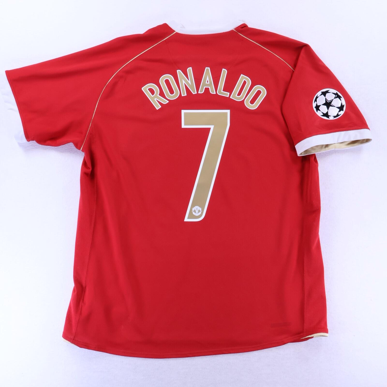 Manchester United Ronaldo #7 2006/07 Home Shirt - L