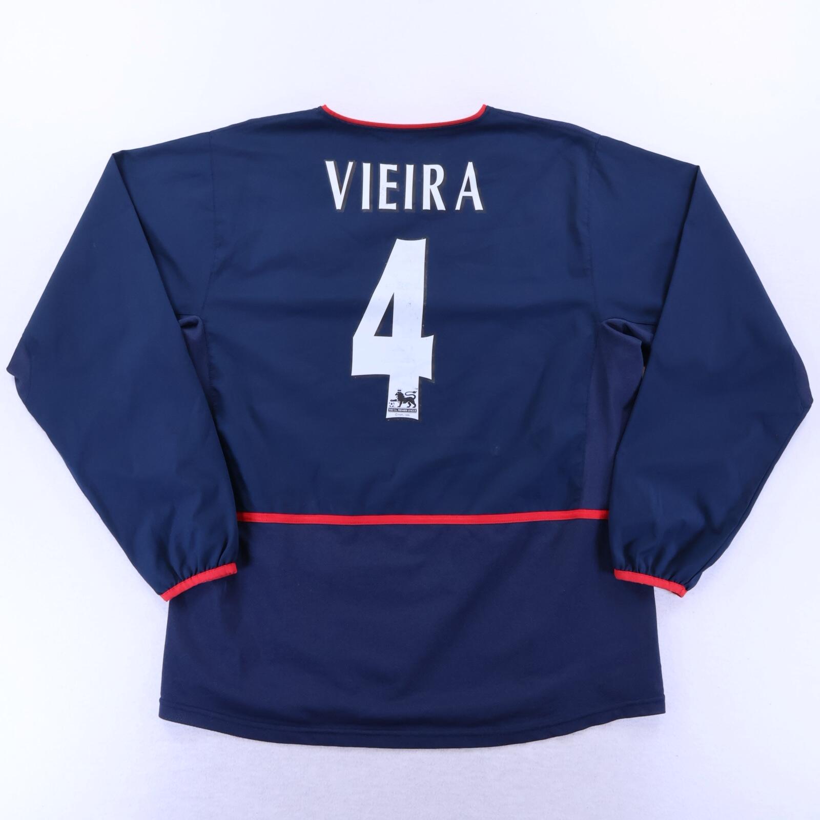 Arsenal Vieira #4 2002/03 Away Shirt - Long Sleeve - XL