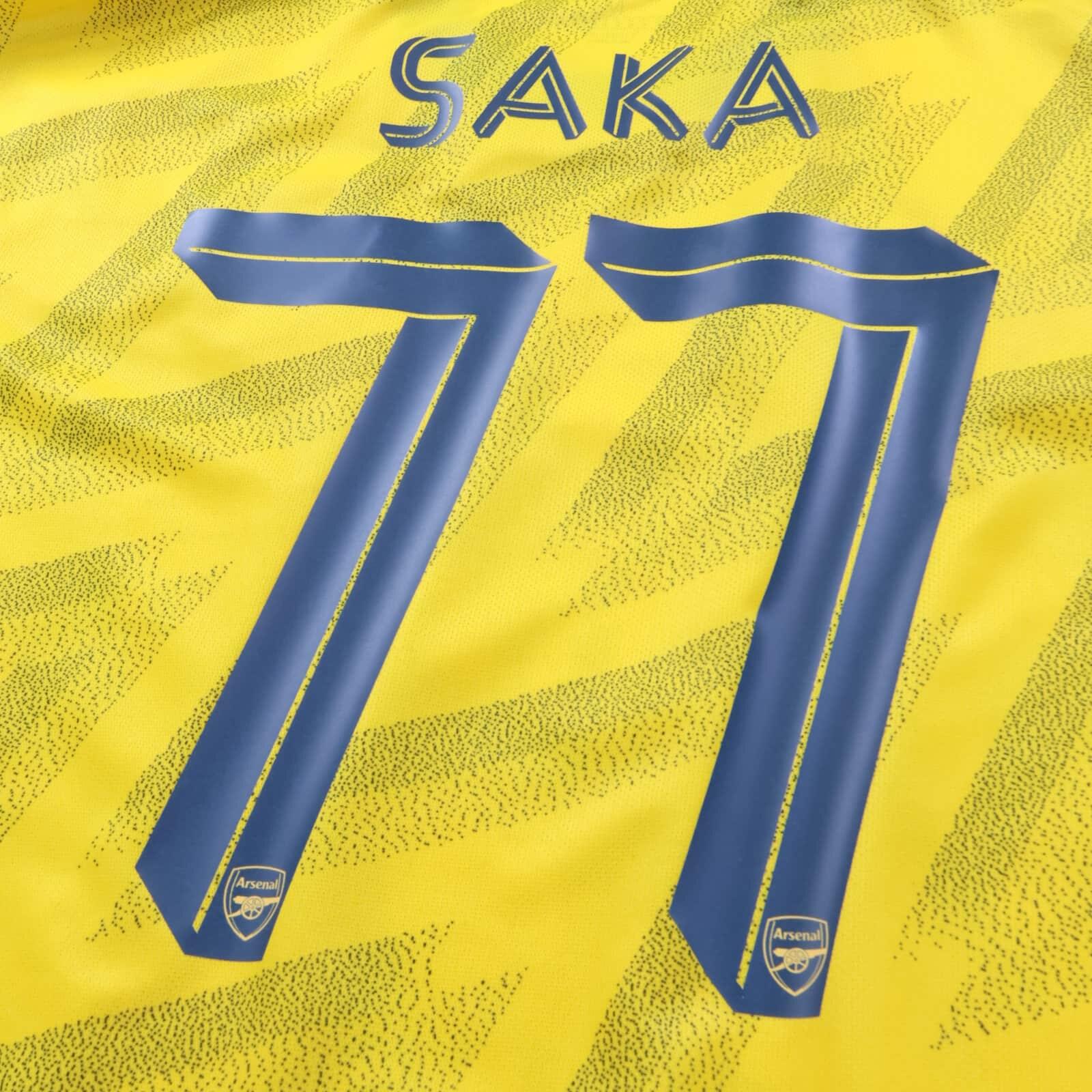Arsenal Saka #77 2019/20 Away Shirt - M