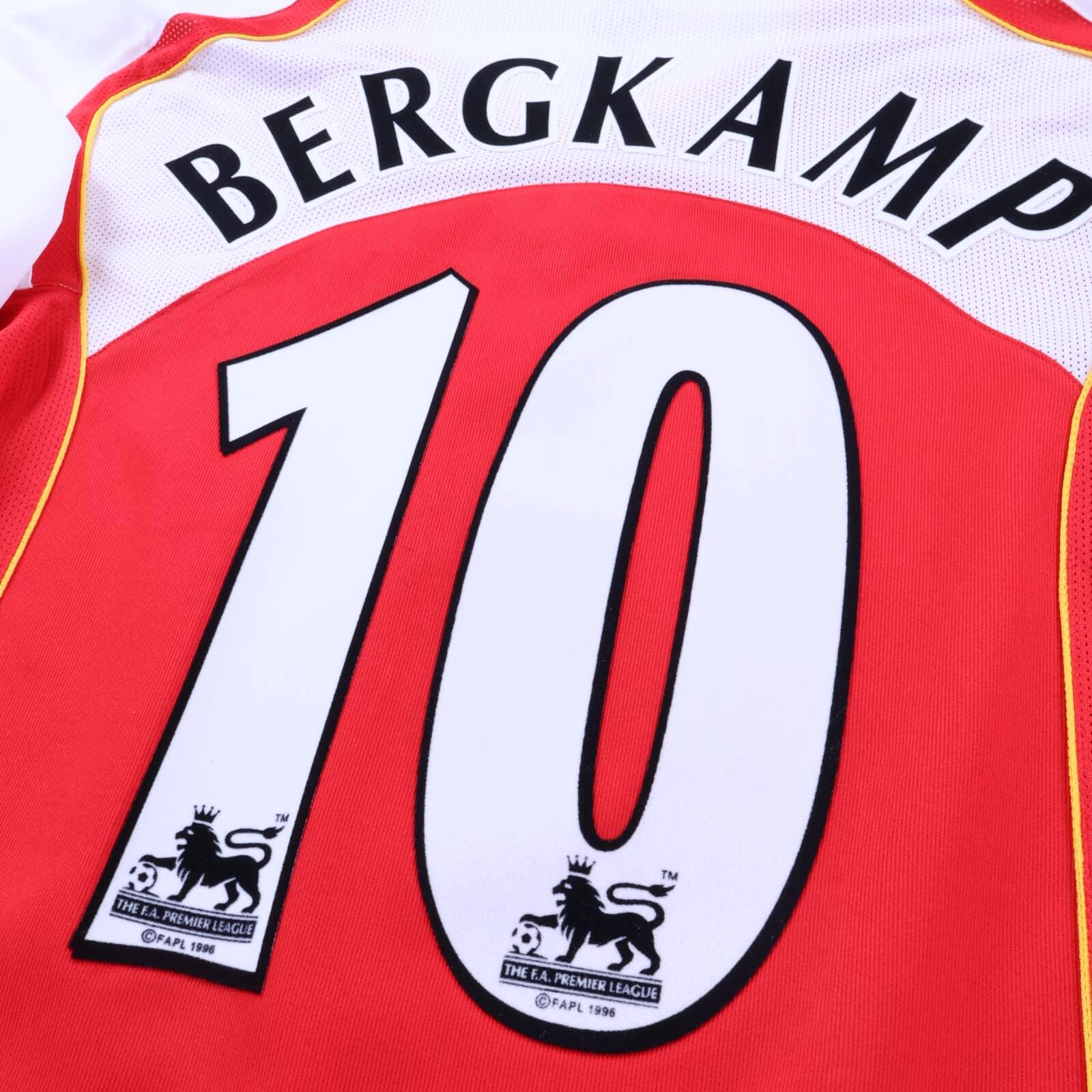 Arsenal Bergkamp #10 2004/05 Home Shirt - L
