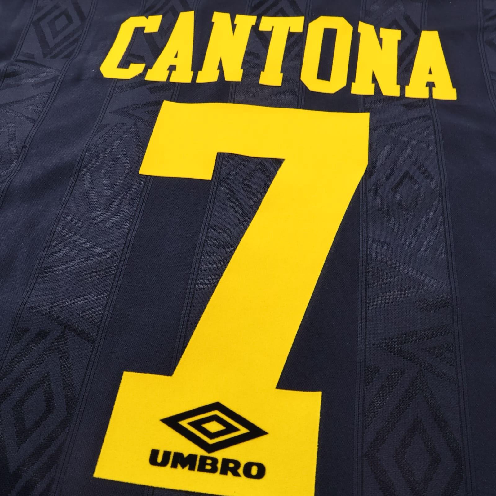 Manchester United Cantona #7 1993/95 Away Shirt - XL