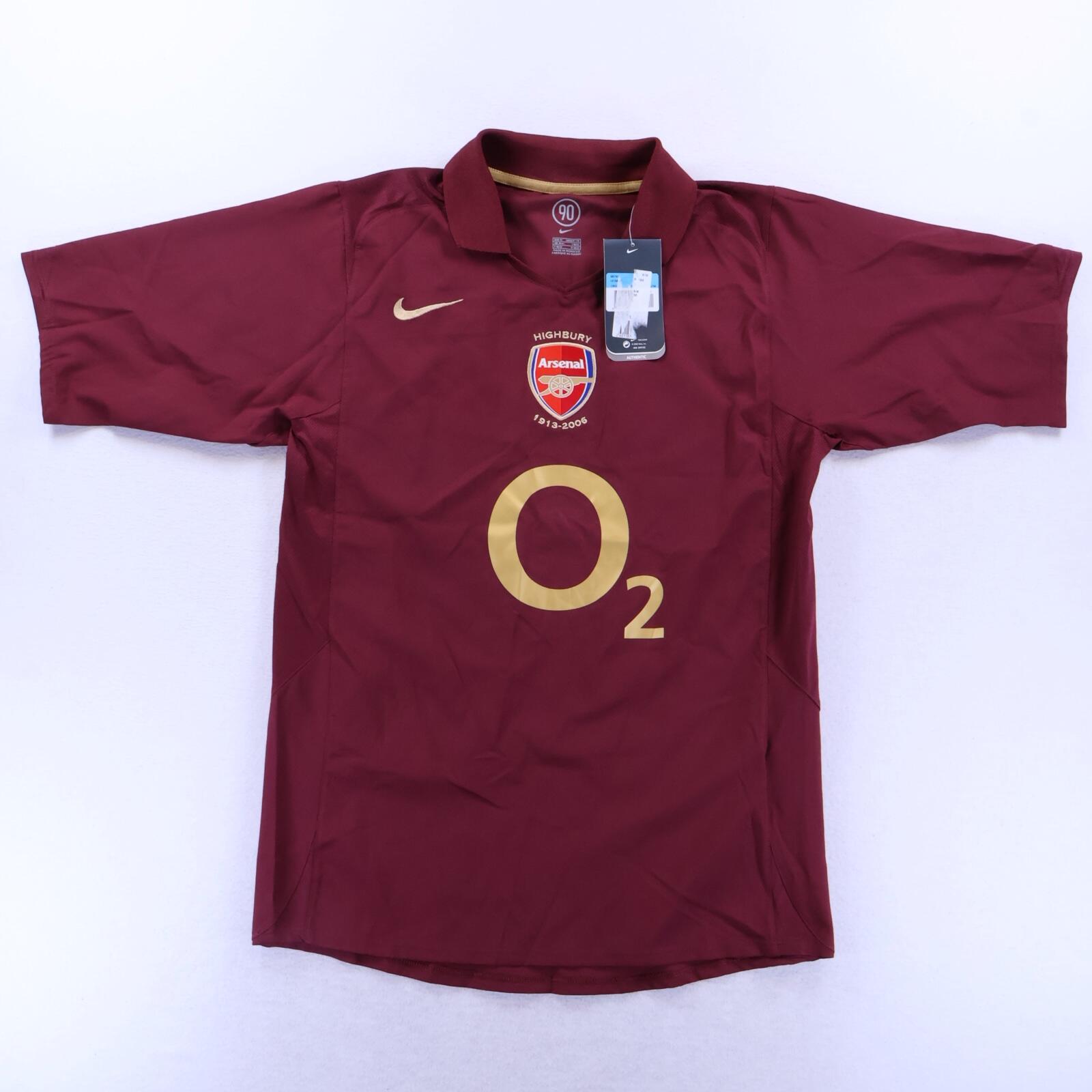 *NWT* Arsenal Bergkamp #10 2005/06 Home Shirt - M