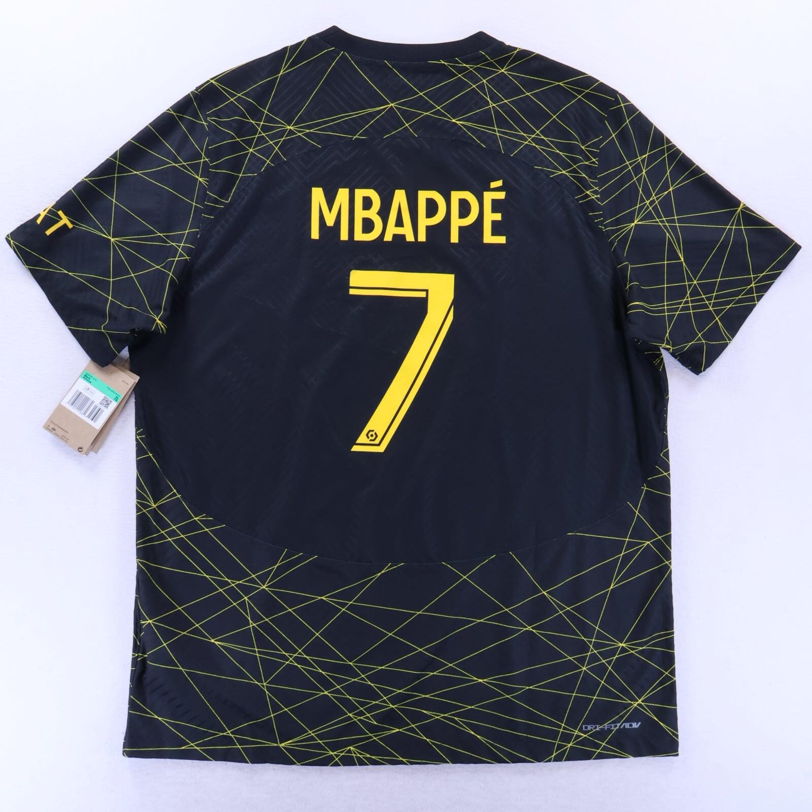 *NWT* Paris Saint-Germain F.C Mbappé #7 2022/23 Fourth Shirt - XL