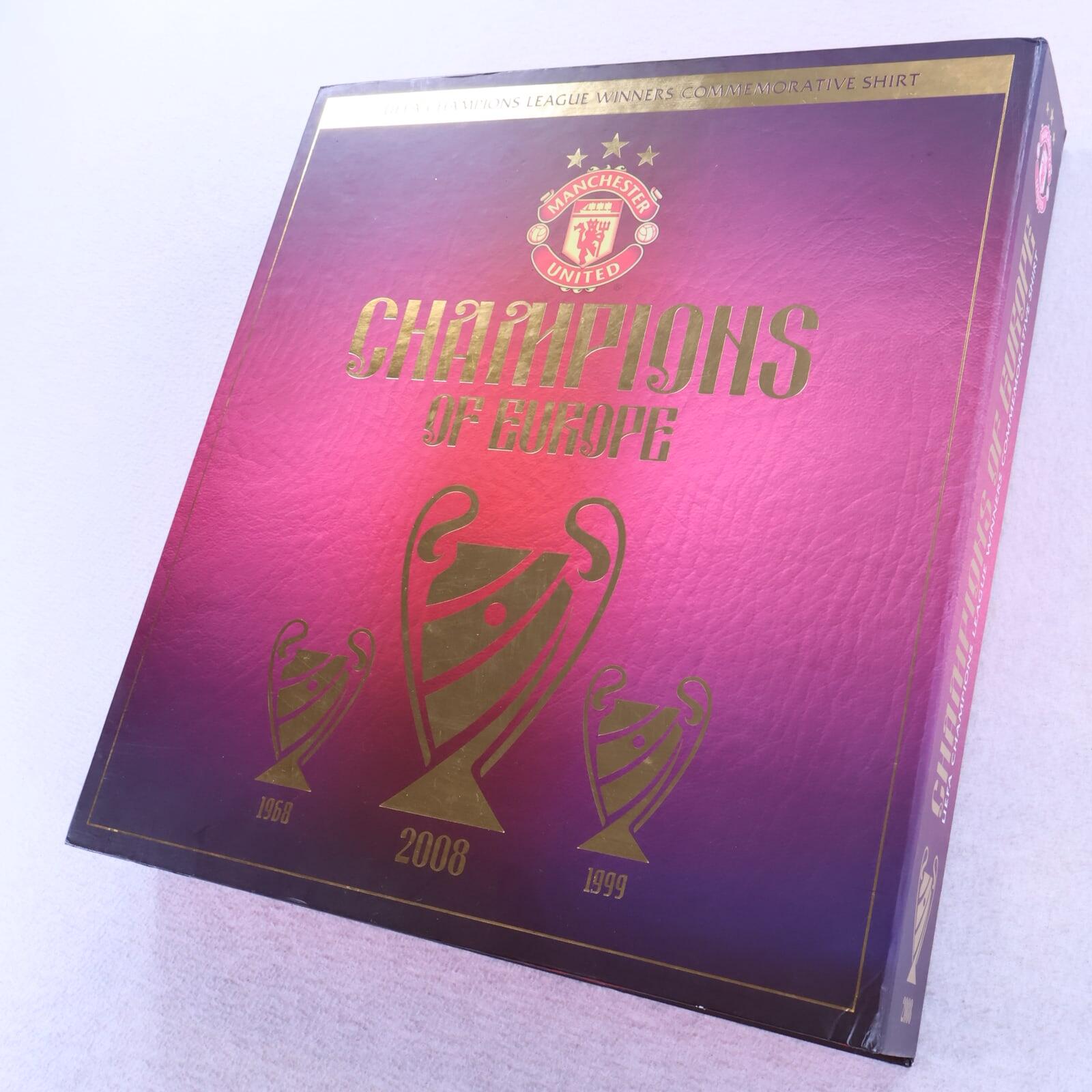 *BNIB* Manchester United 2008/09 Limited Edition Champions Of Europe Box - M