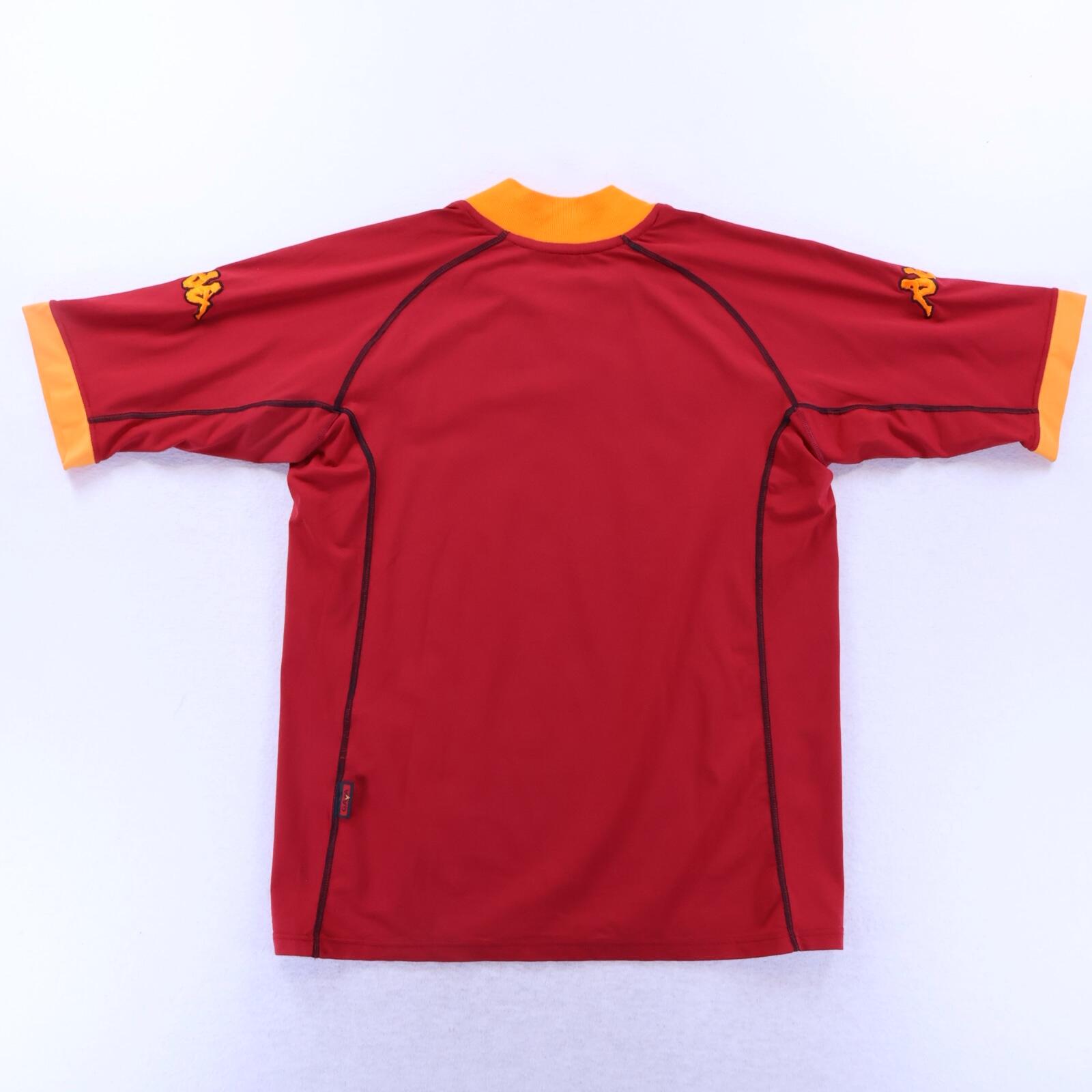 As Roma 2001/02 Home Shirt - S