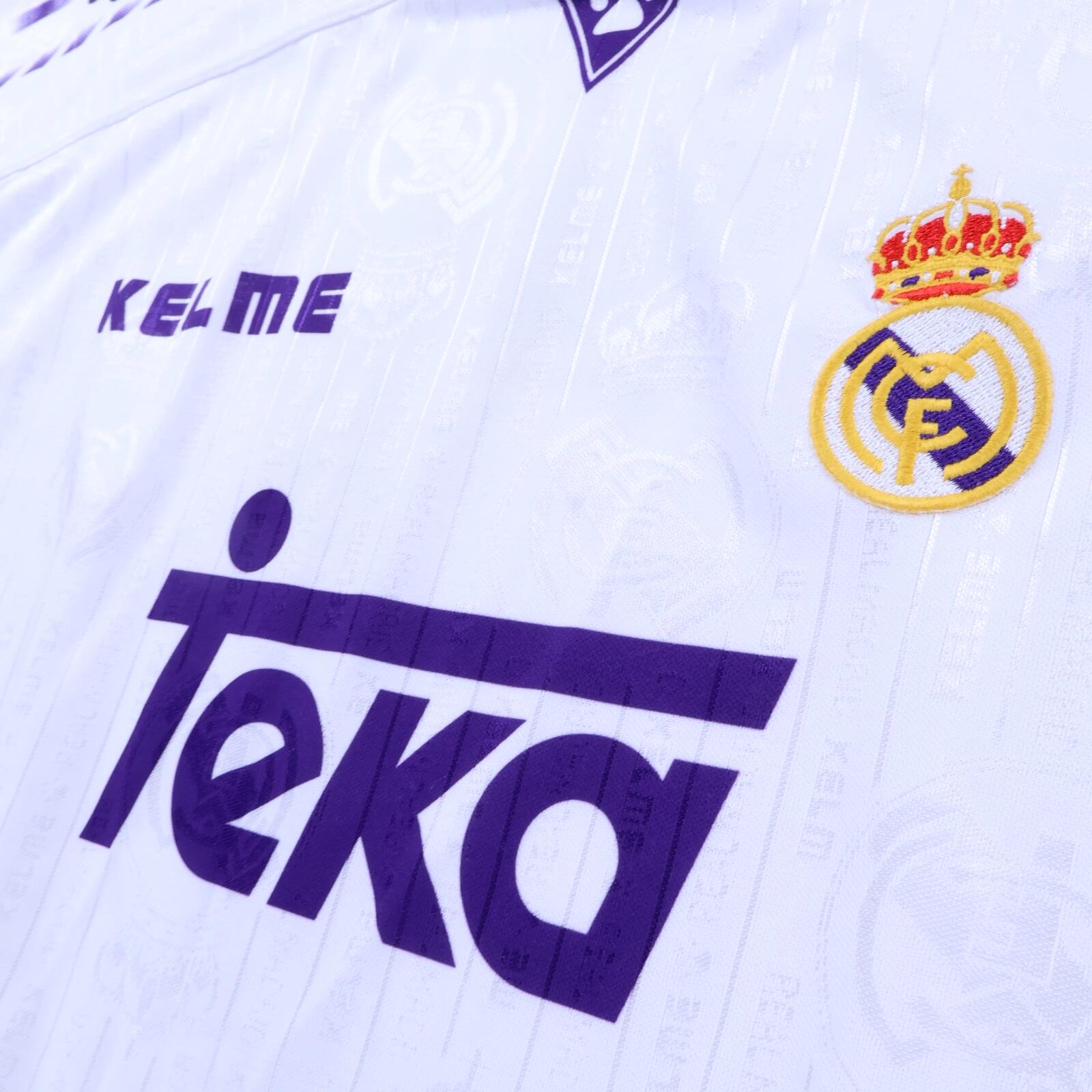 *MINT* Real Madrid Raul #7 1996/97 Home Shirt - M