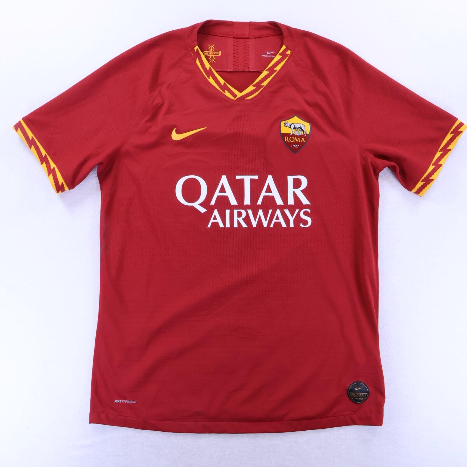 *MINT* As Roma Dz*Eko #9 2019/20 Home Shirt - Player Issue - L