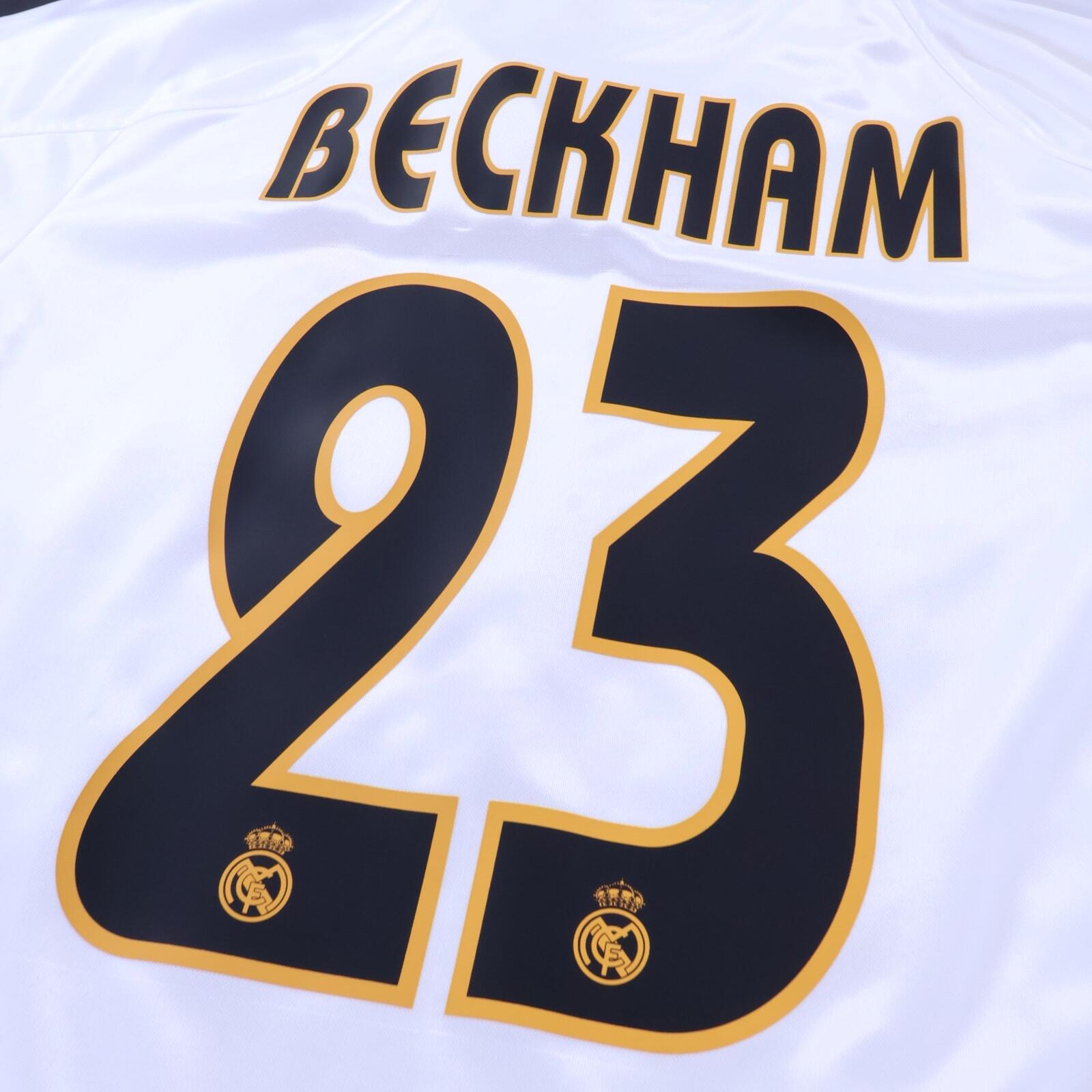 Real Madrid Beckham #23 2004/05 Home Shirt - L