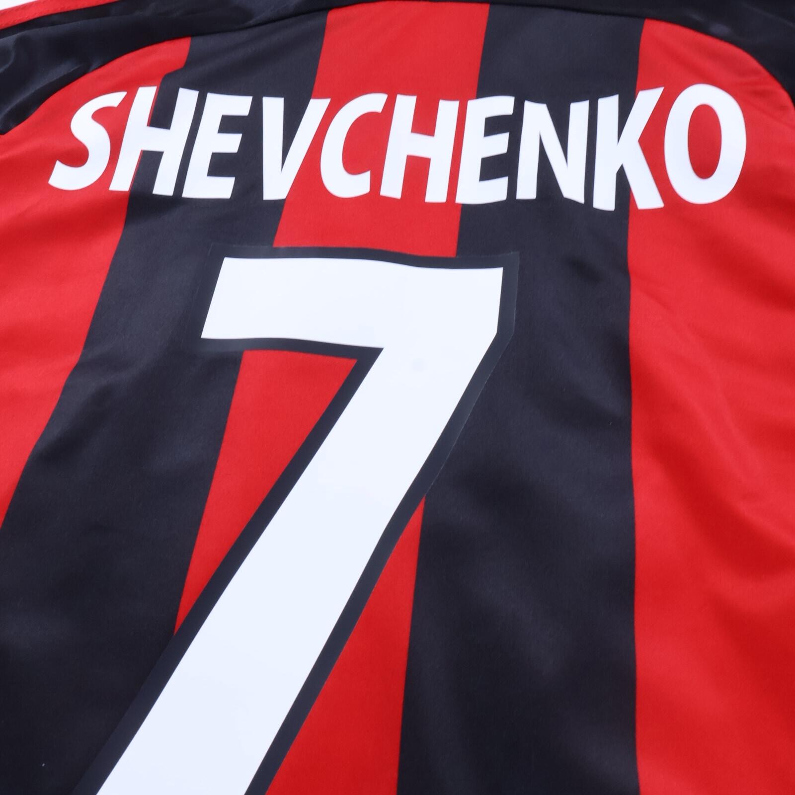 Ac Milan Shevchenko #7 2000/02 Home Shirt - XL