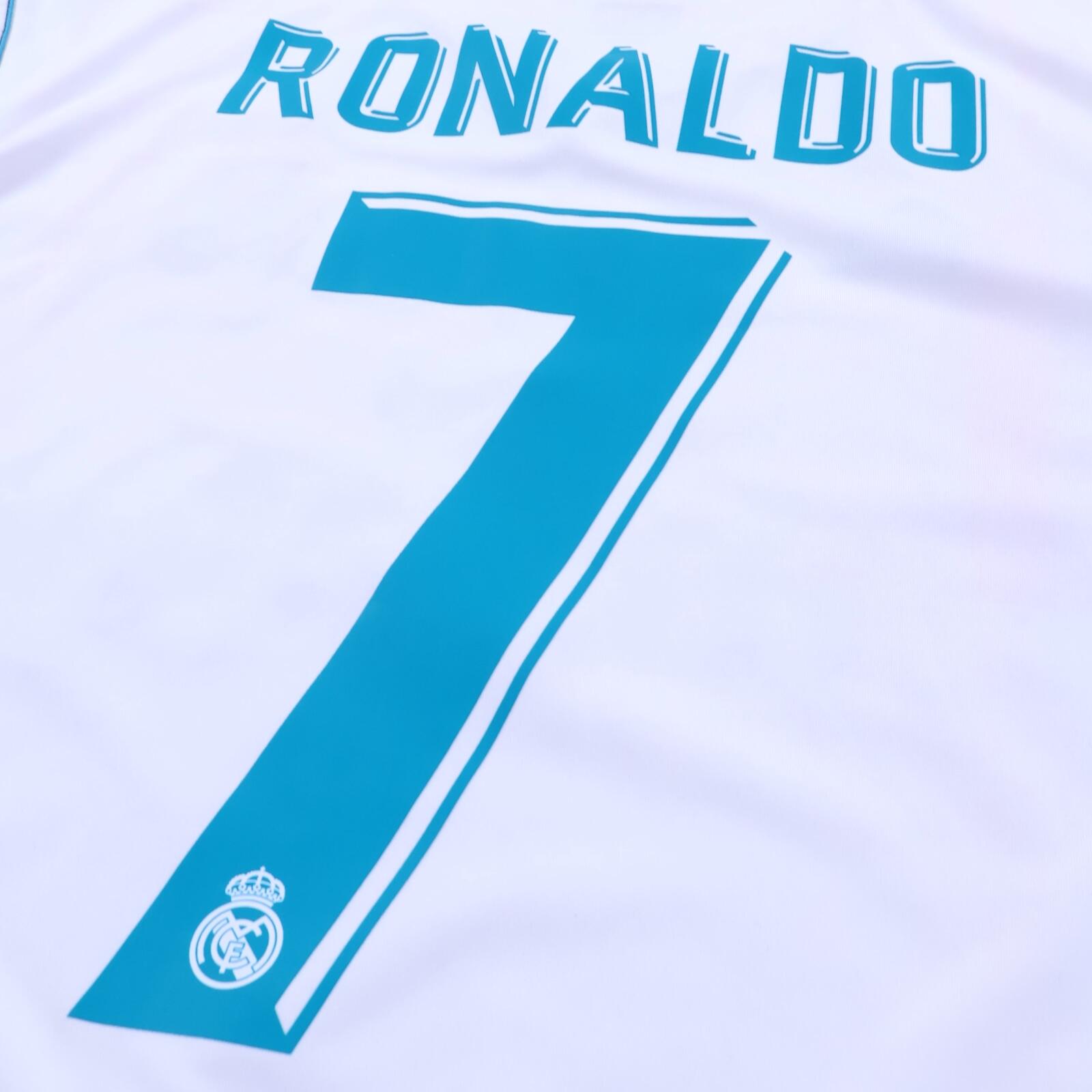 Real Madrid Ronaldo #7 2017/18 Home Shirt - M