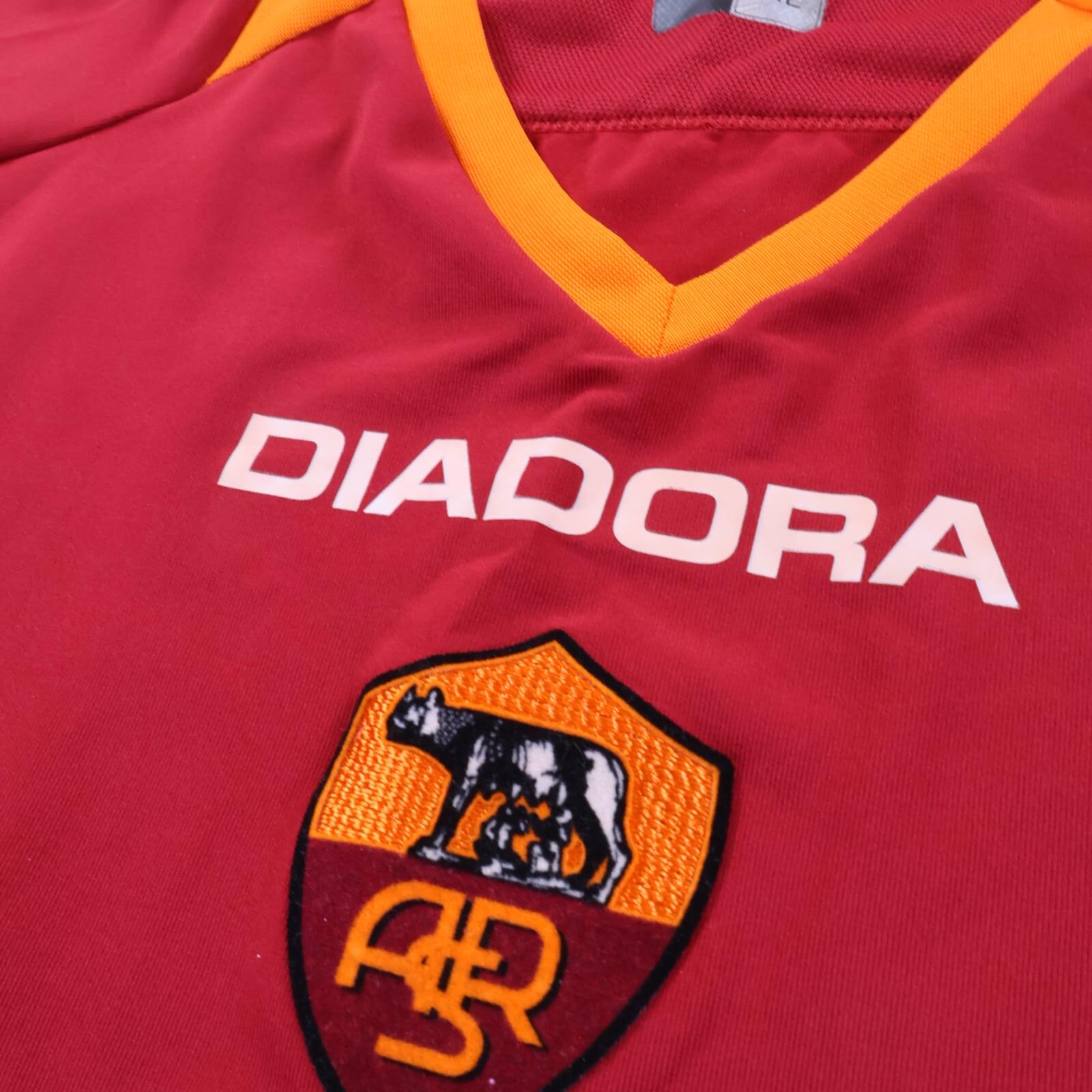 *MINT* As Roma Totti #10 2006/07 Home Shirt - XL